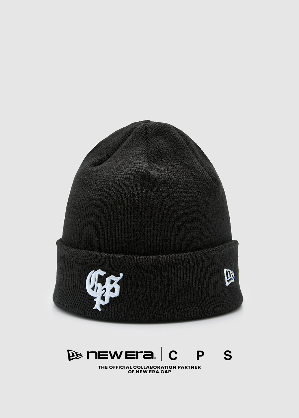 NEW ERA x CPS BLACK BEANIE