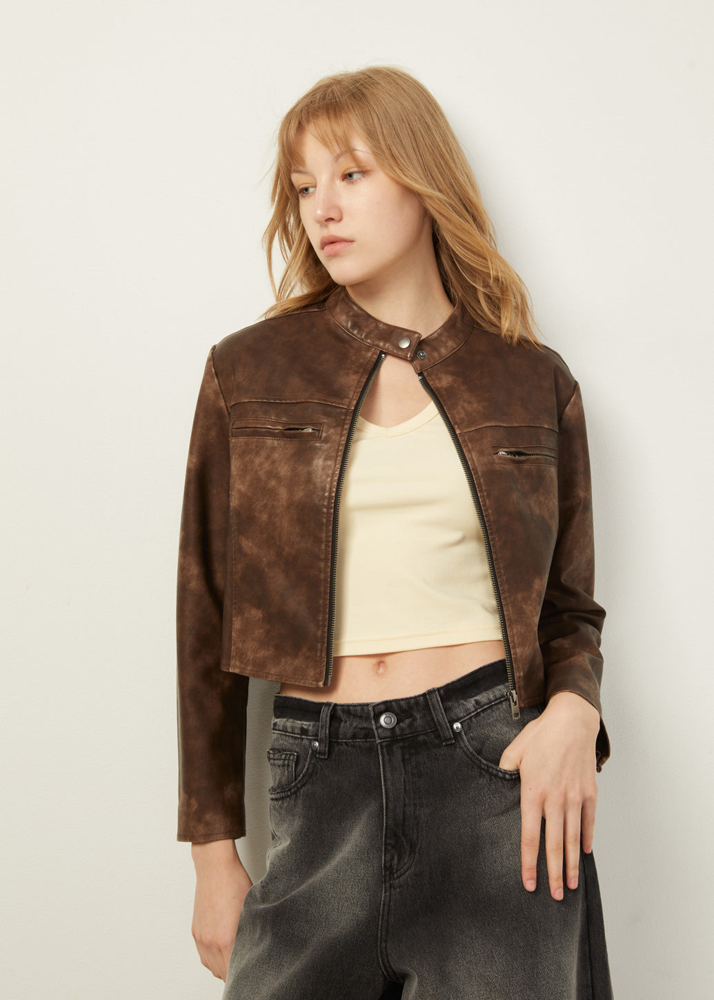 ZIPPER FITTED JACKET