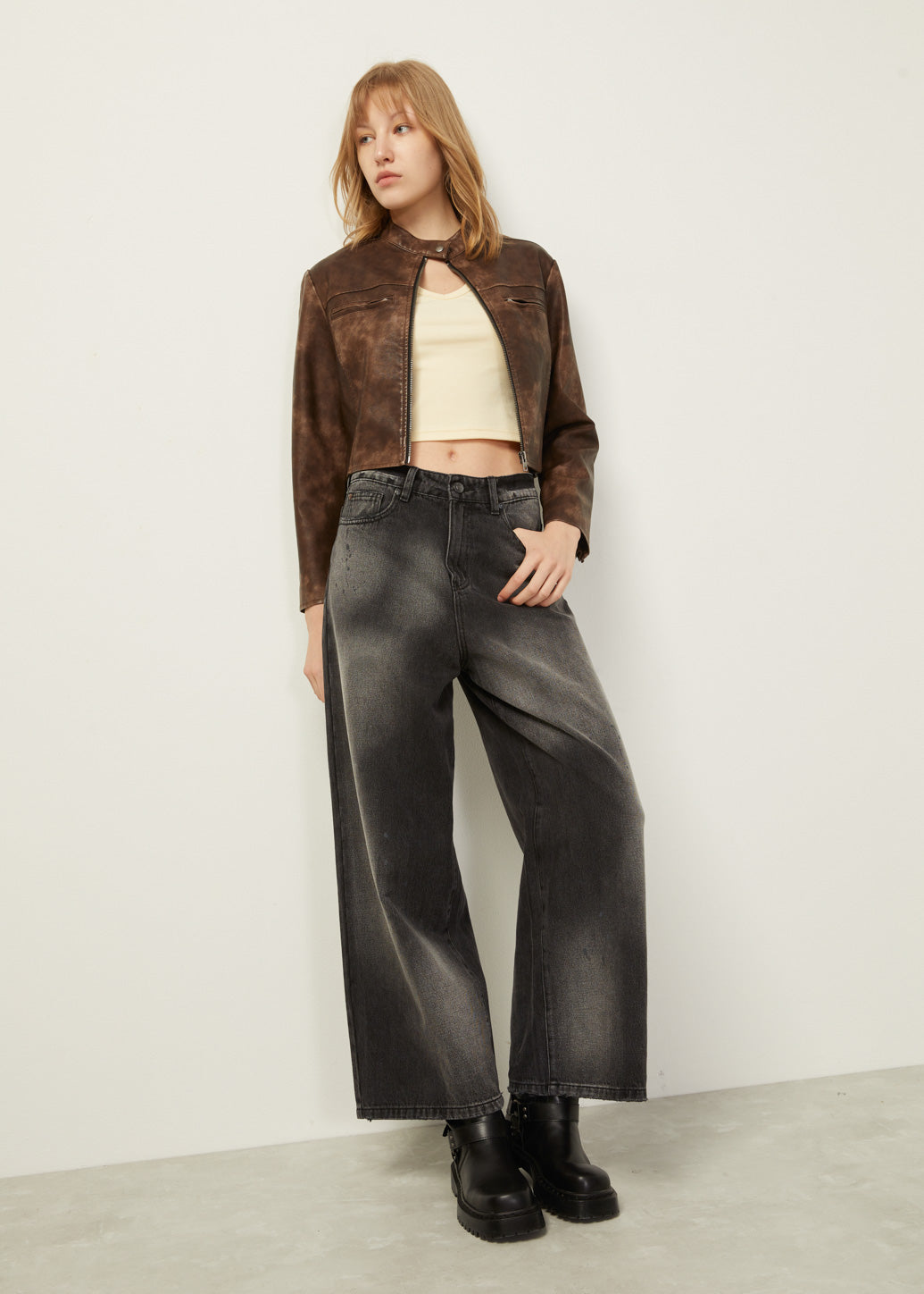 ZIPPER FITTED JACKET