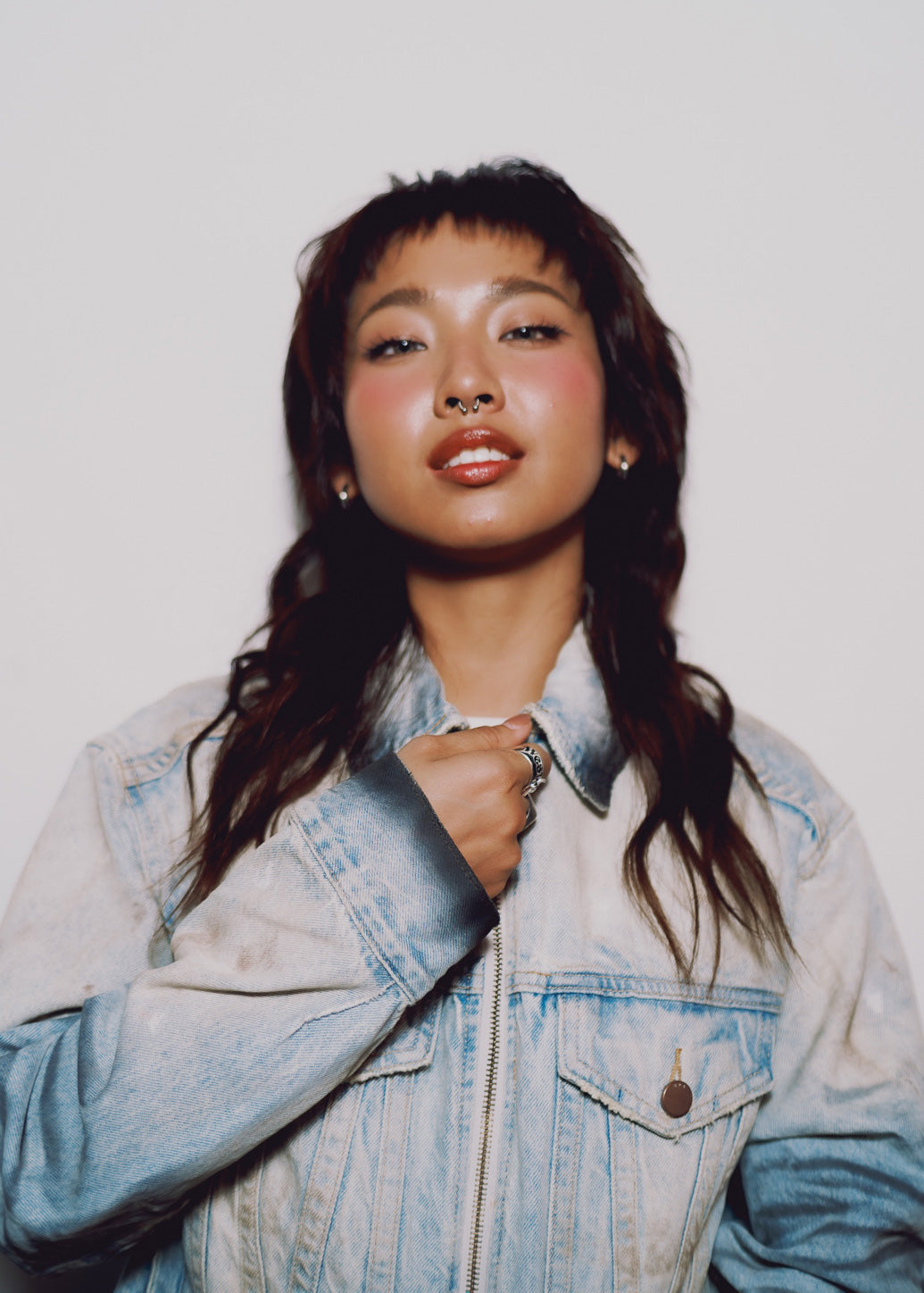 DENIM JACKET WITH MILLI