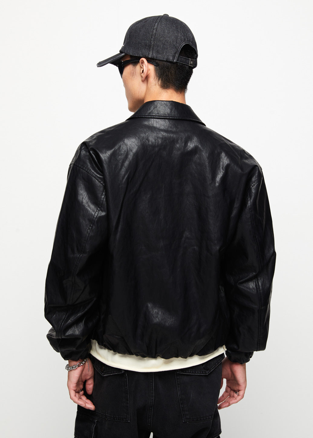 LEATHER WORKWEAR JACKET