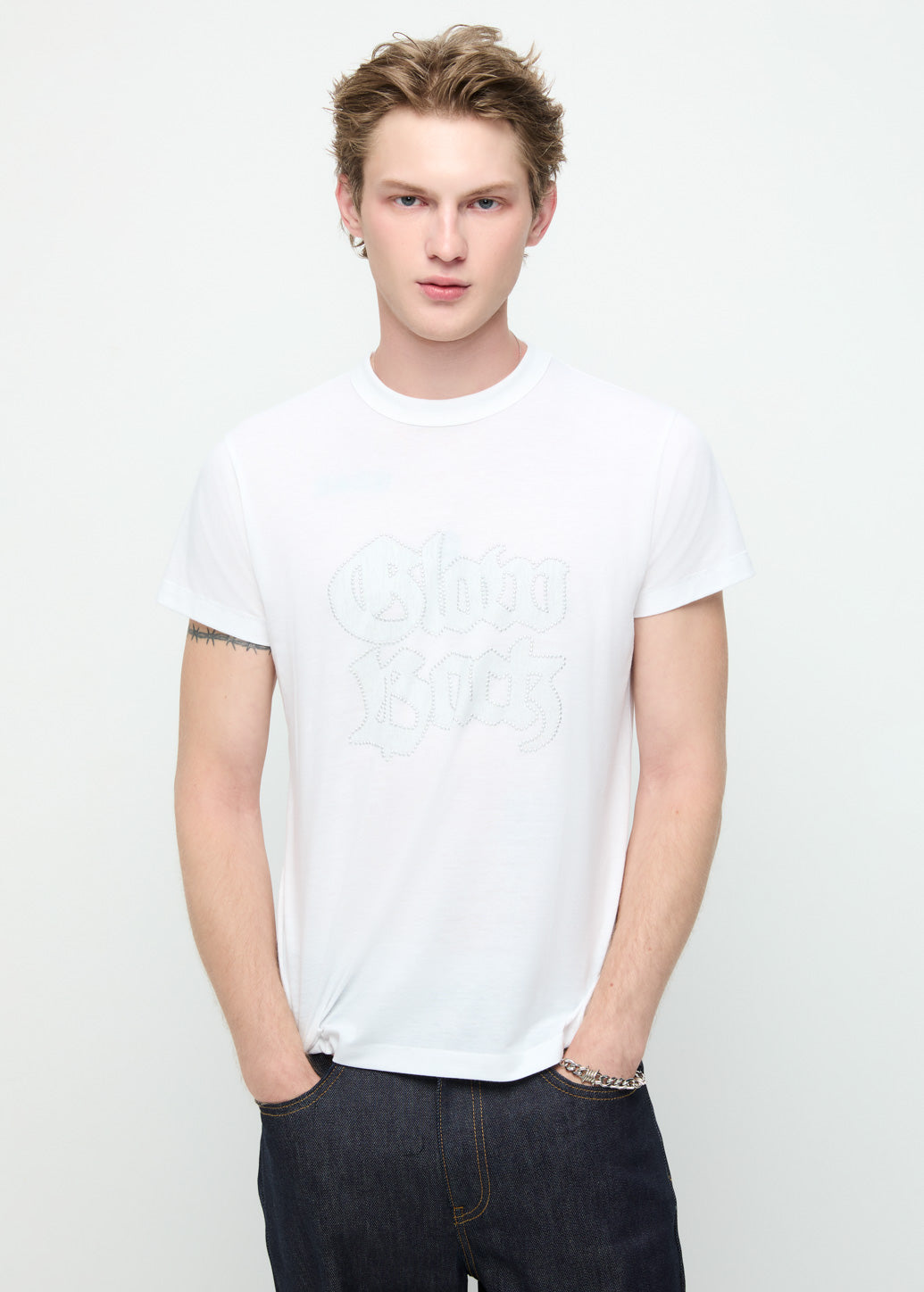 GLOW BACK GRAPHIC BABY TEE