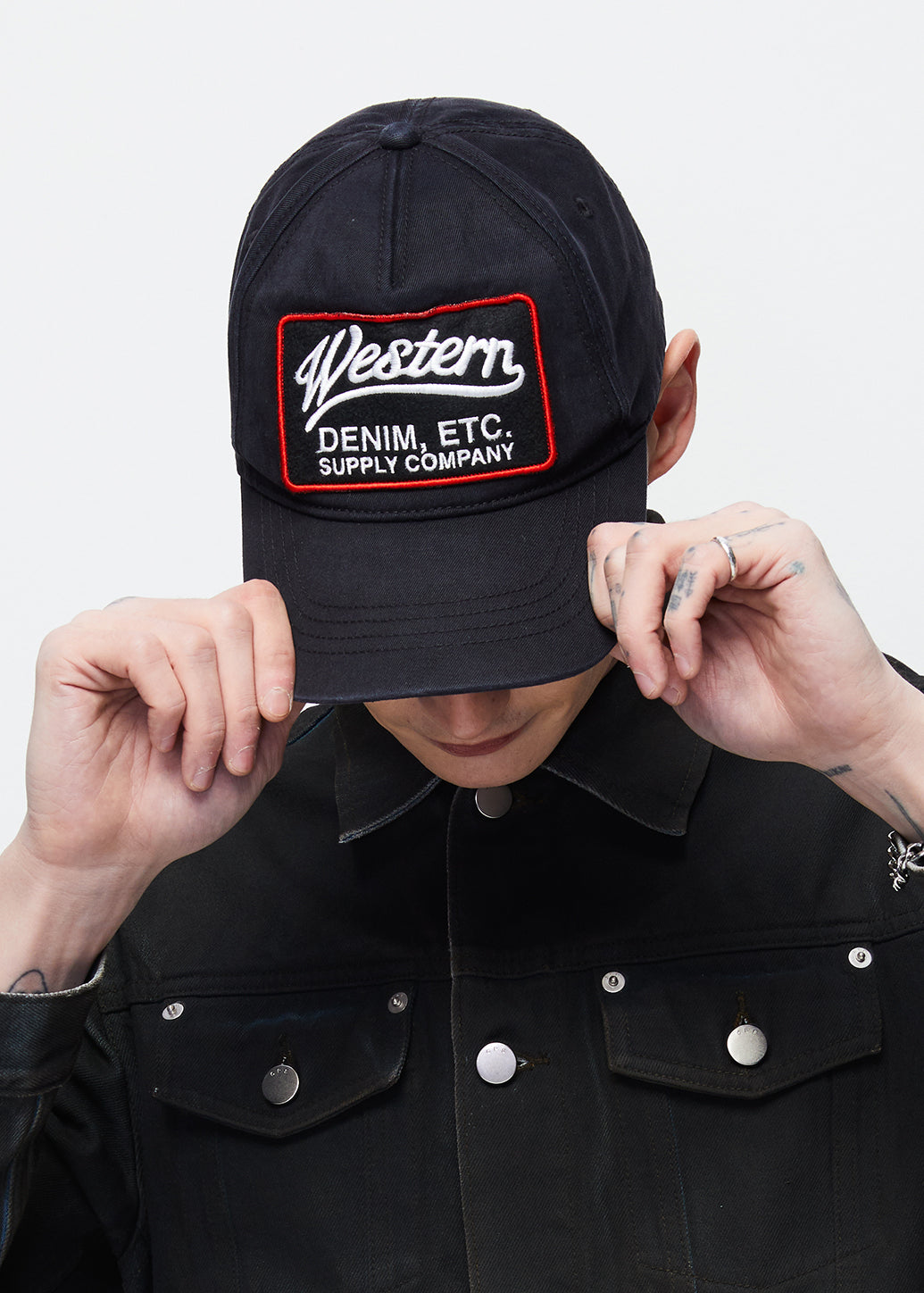 PATCHWORK TRUCKER CAP Black / OS