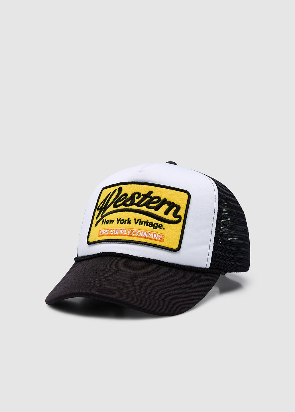 WESTERN PATCHWORK TRUCKER CAP Black / OS