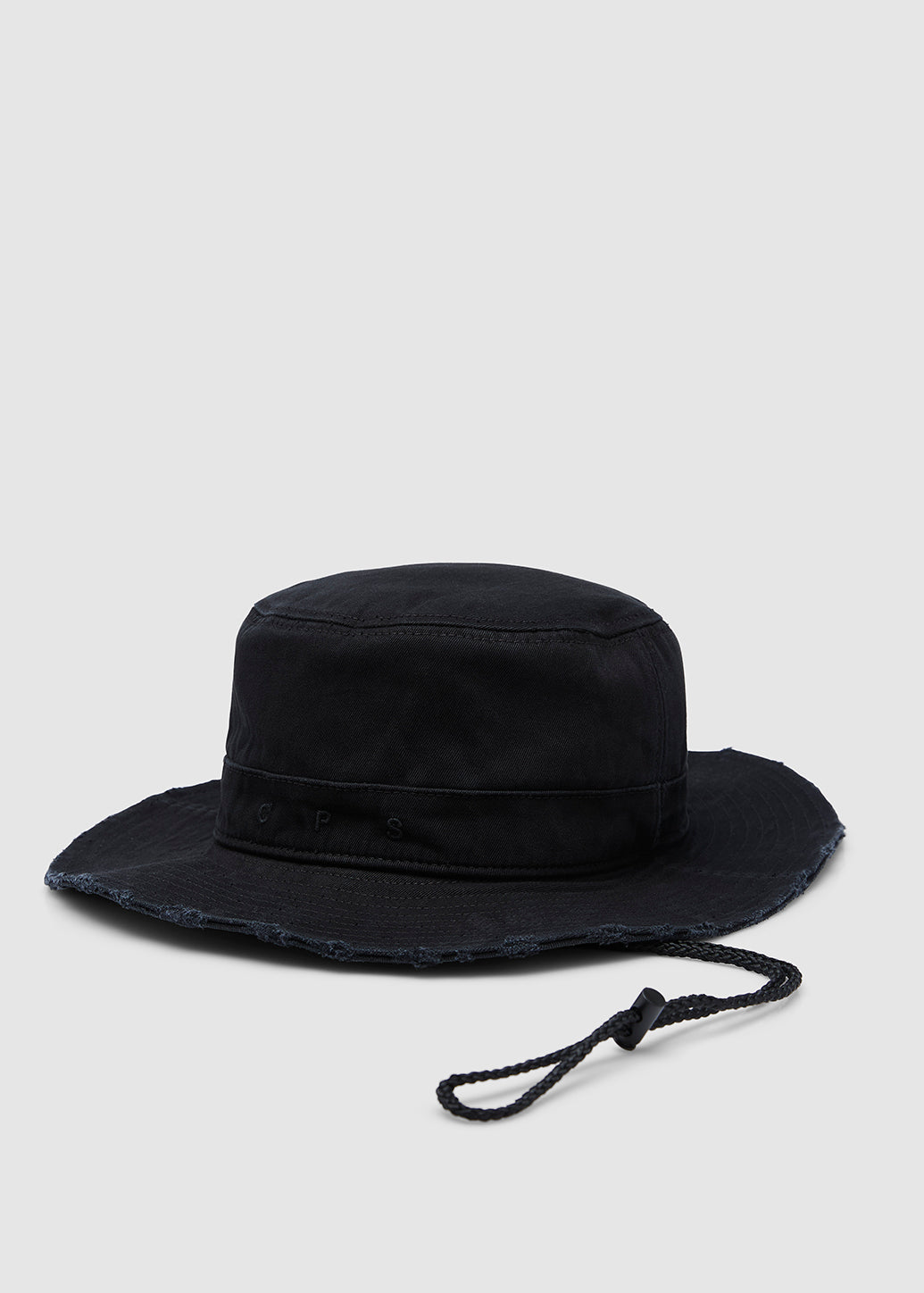 DESTROYED BUCKET HAT Black / OS