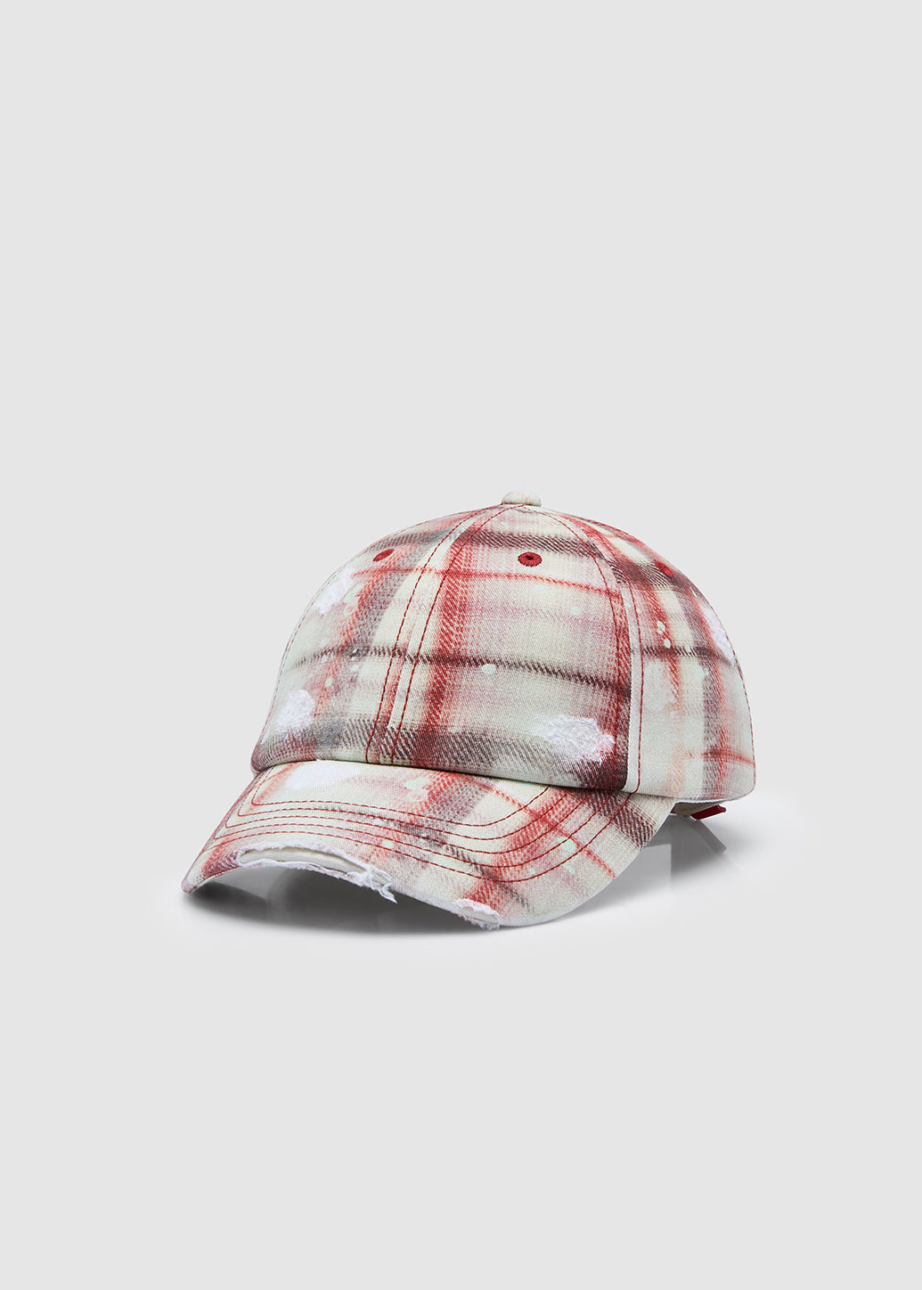 CHECKED BASEBALL CAP