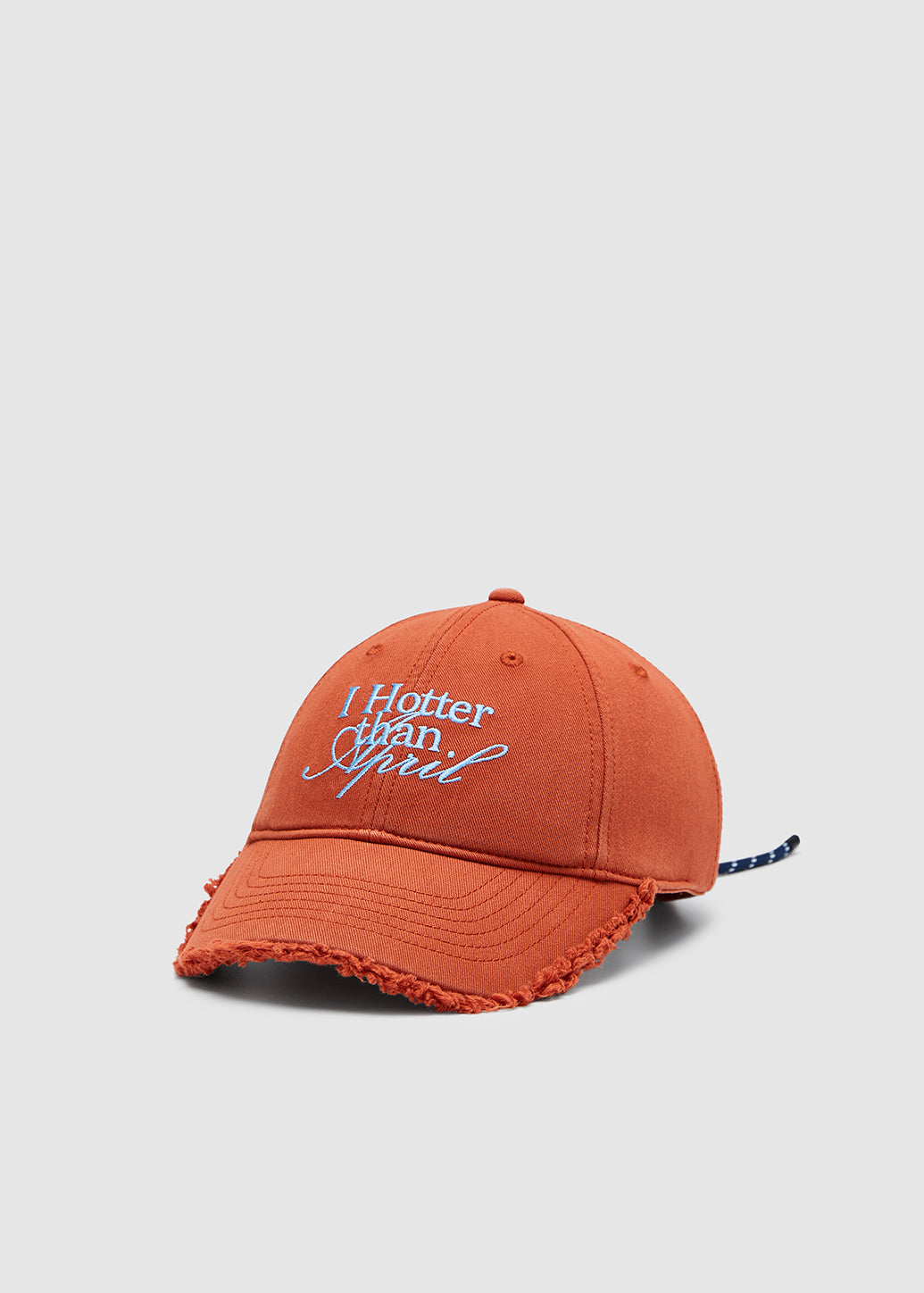 DISTRESSED SLOGAN CAP