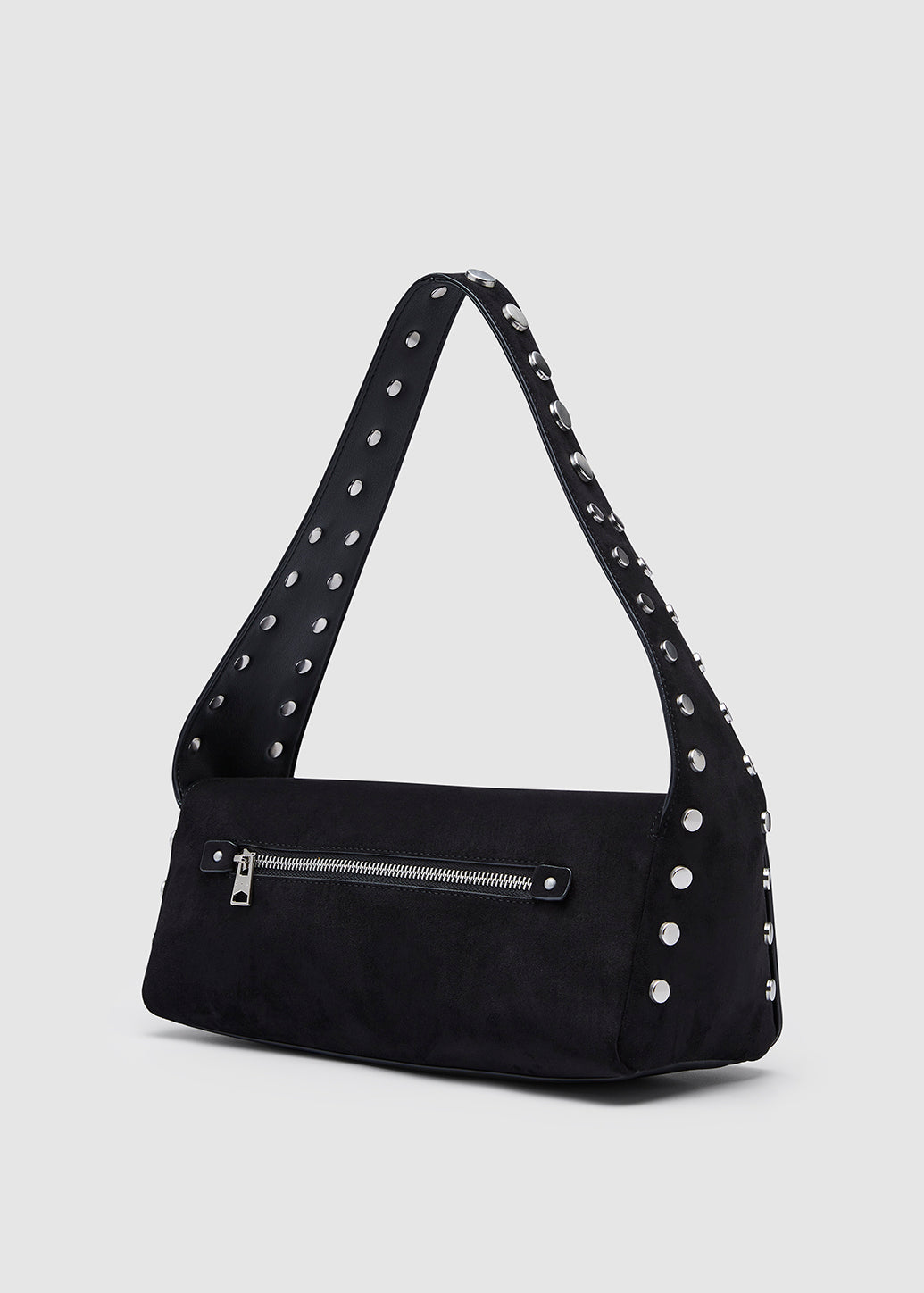 STUDDED STRAP SHOULDER BAG