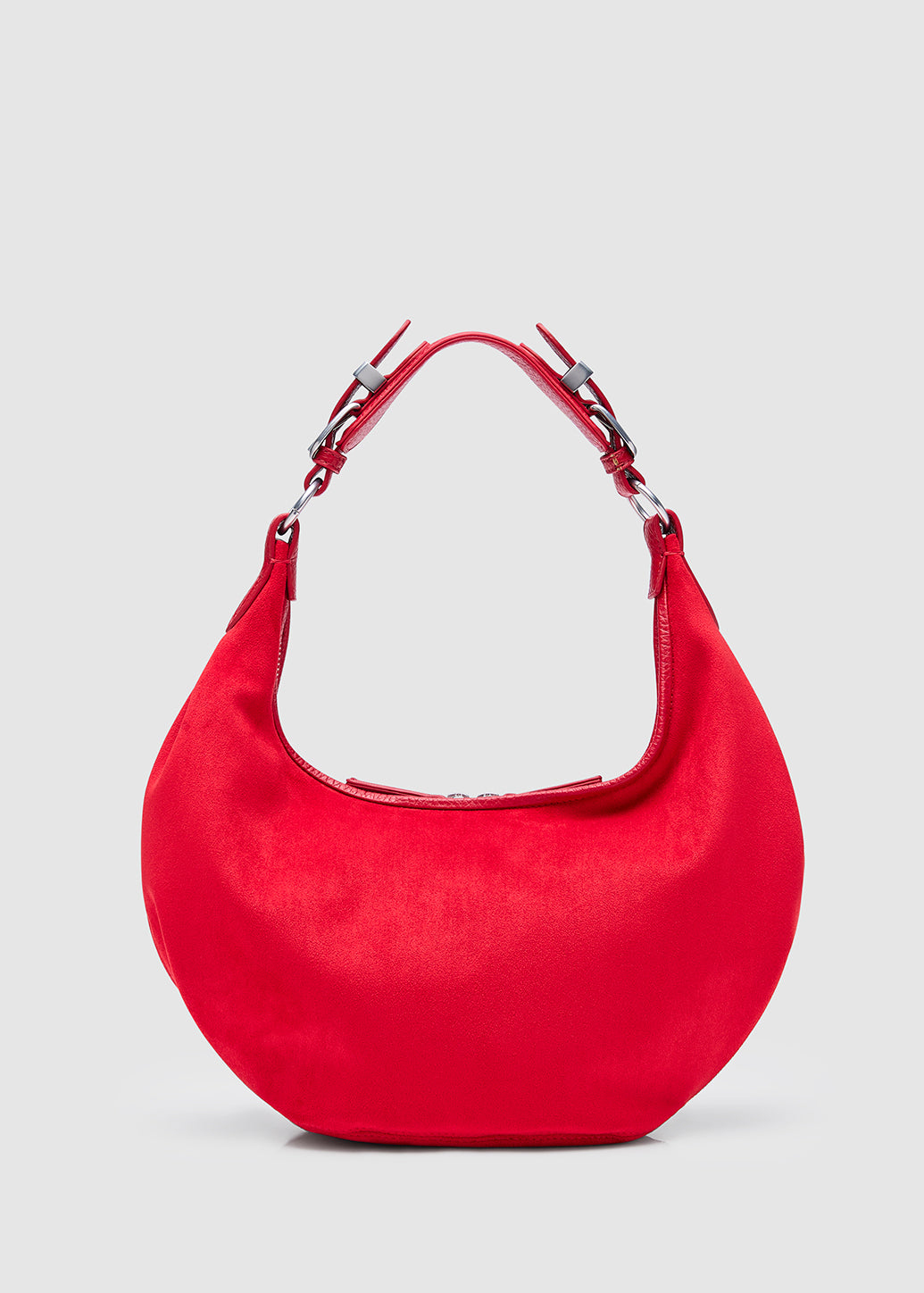 GOLD BUCKLE SHOULDER BAG Red / OS