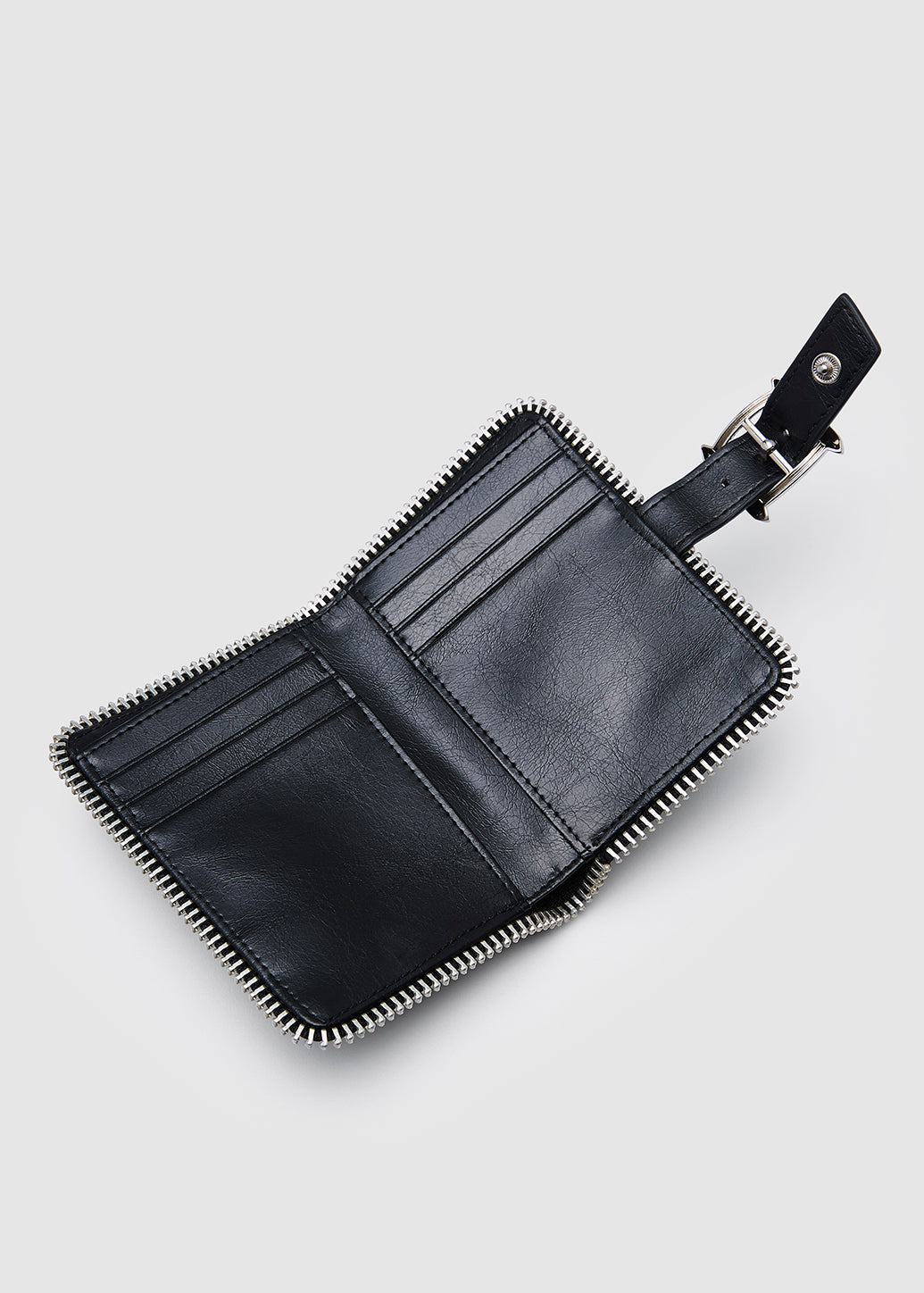 BLACK BUCKLE WALLET Black / OS
