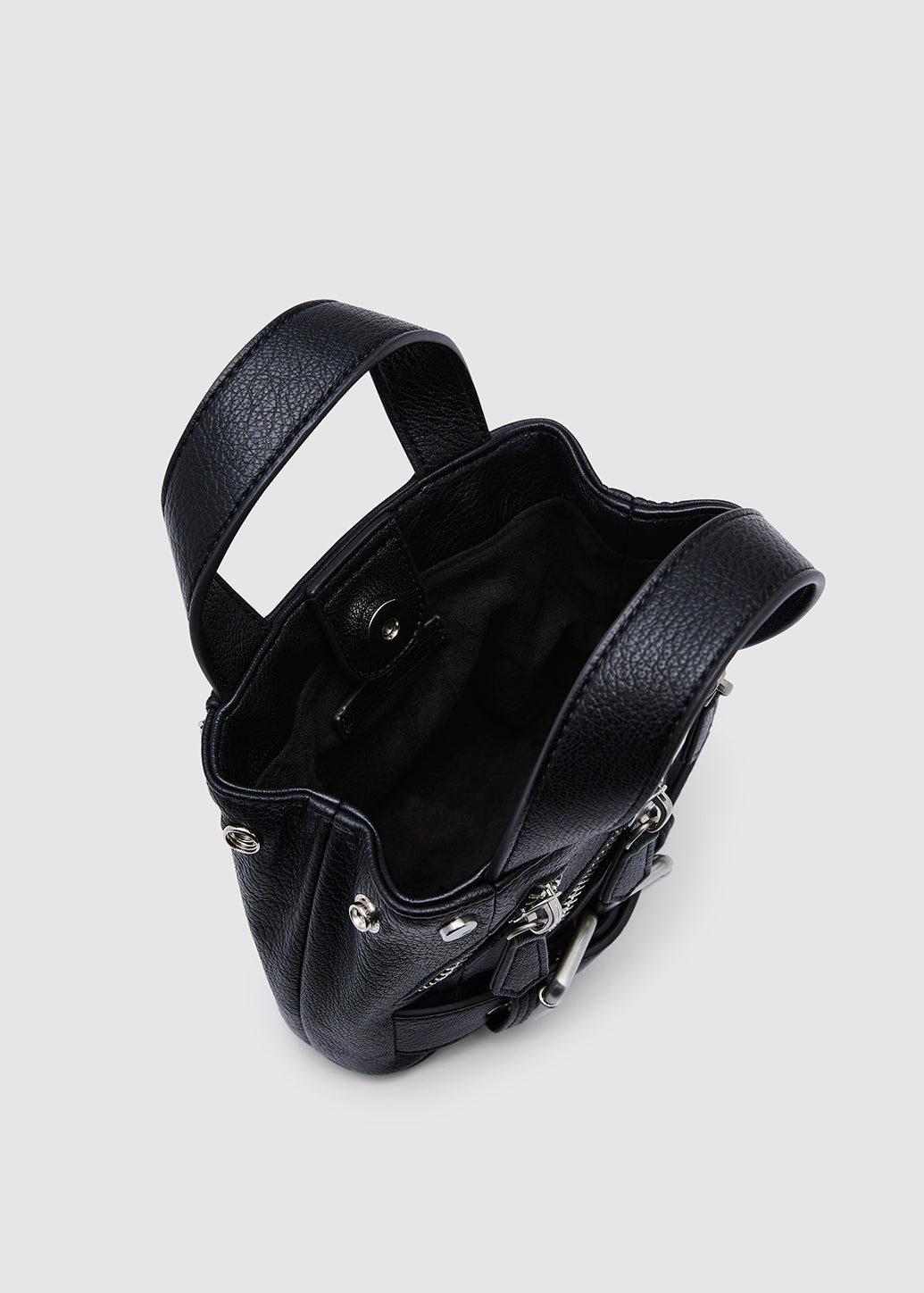 EYELET CROSSBODY BAG Black / OS