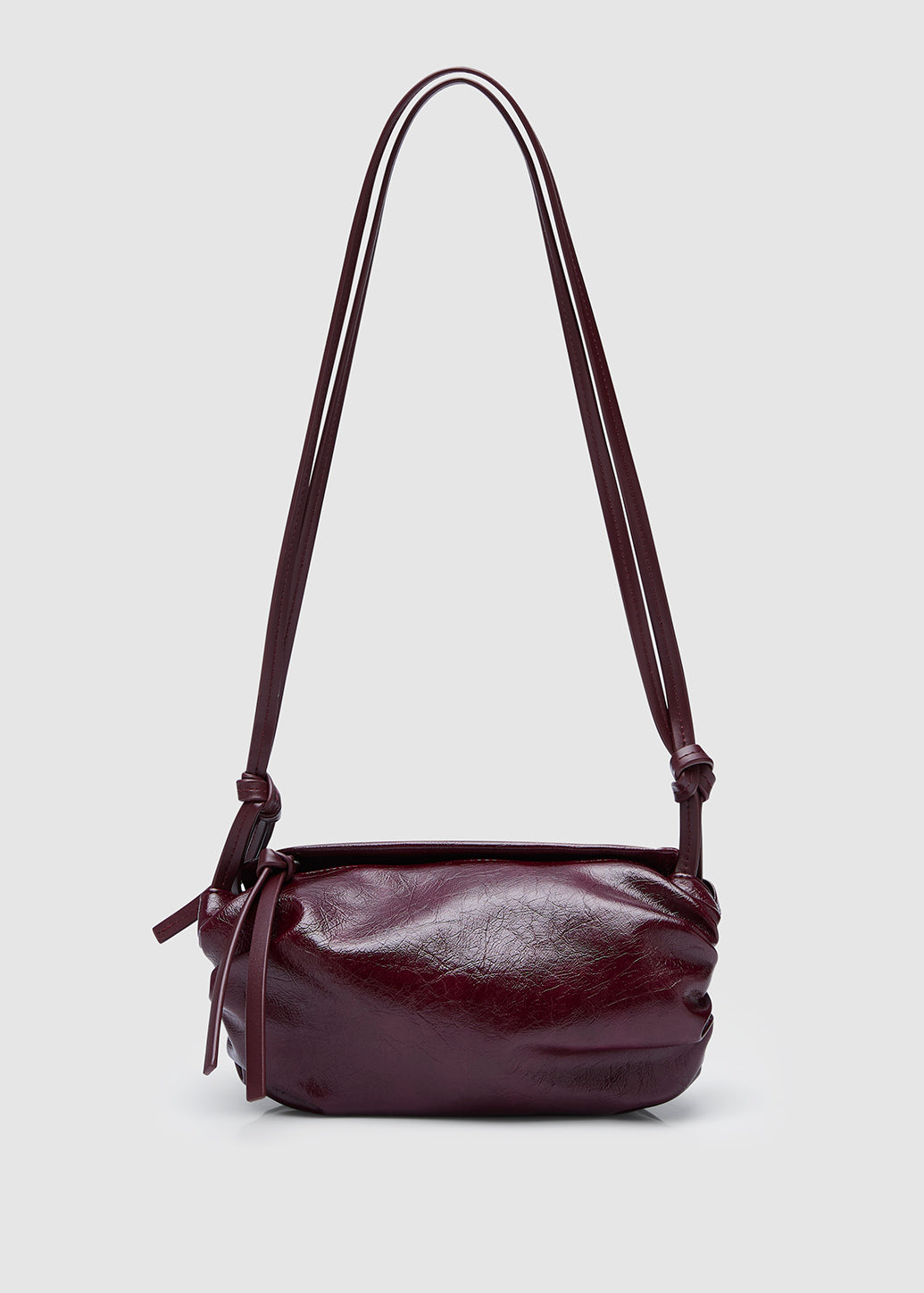 GLOSSY MEDIUM SHOULDER BAG Red / OS