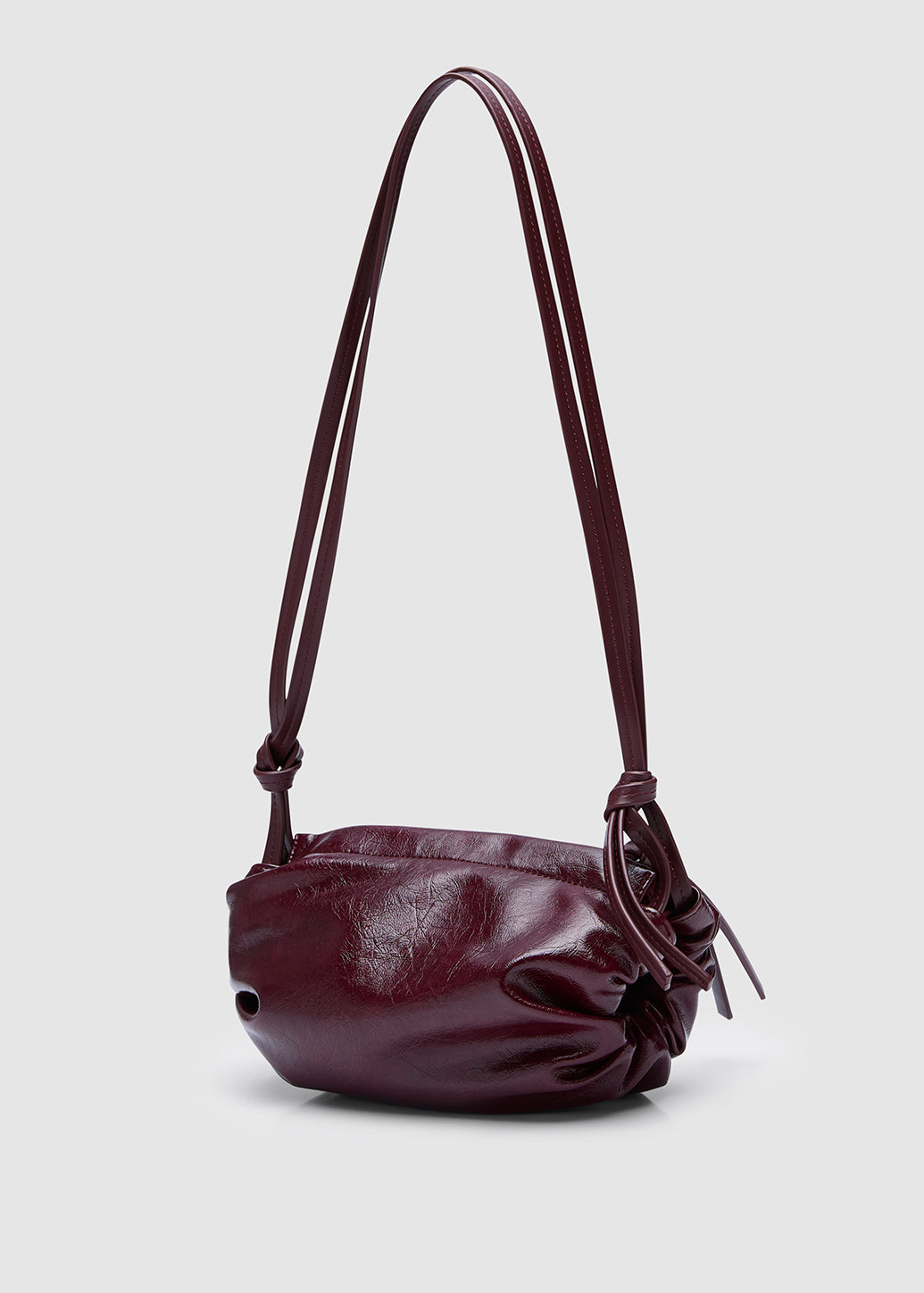 GLOSSY MEDIUM SHOULDER BAG Red / OS