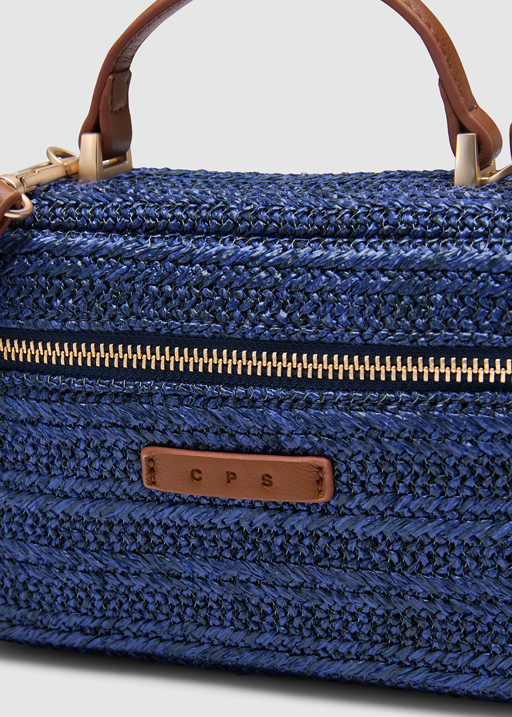 WOVEN COMPACT ZIP BAG
