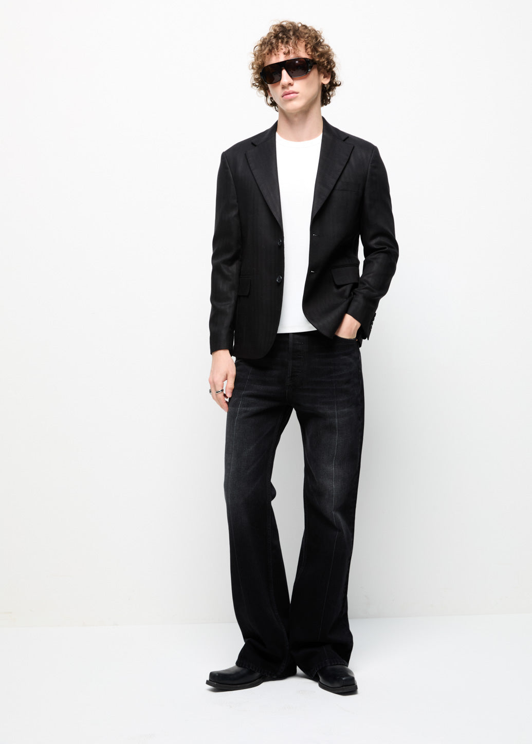 UNFINISHED JACKET SUIT Black / XL