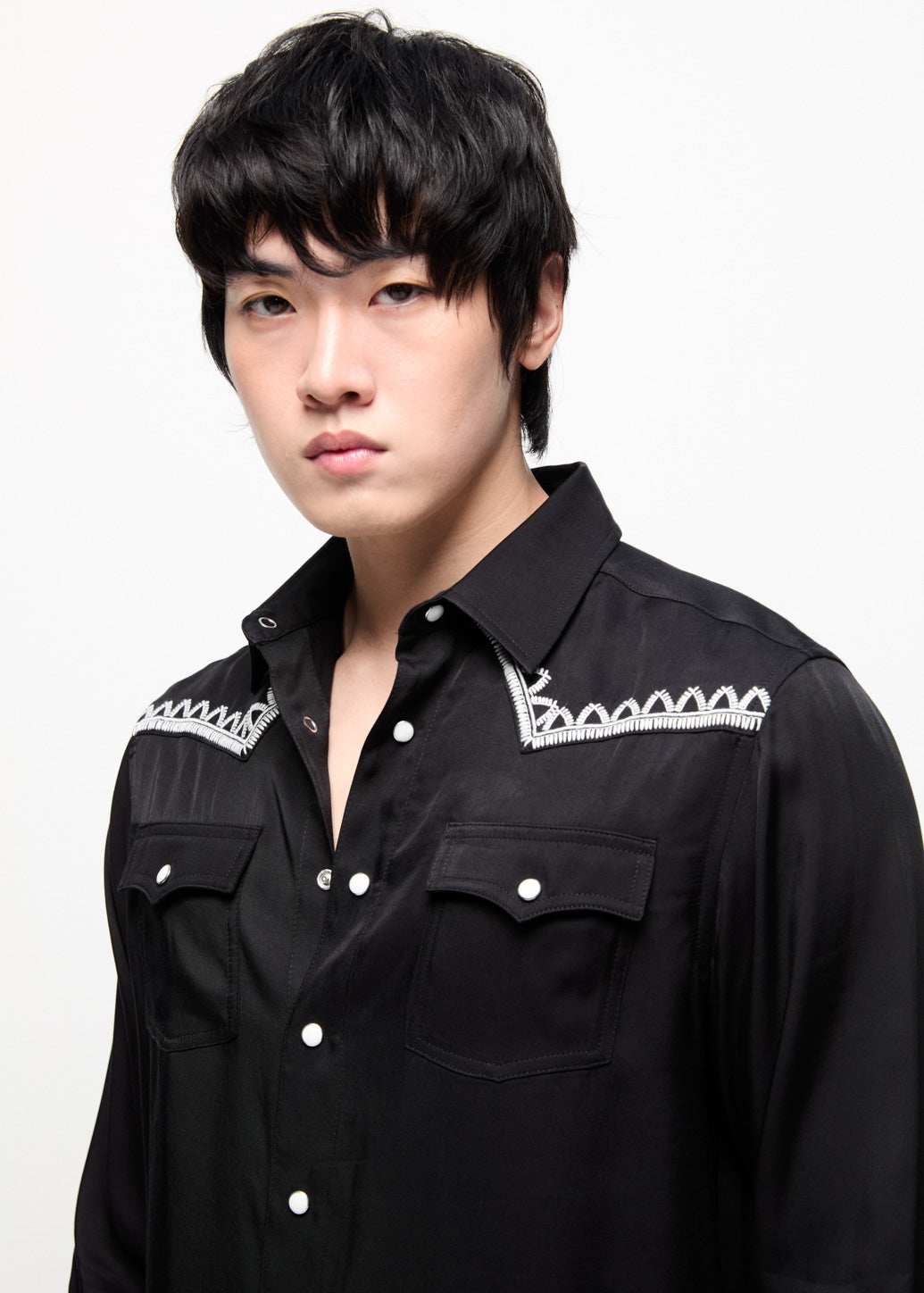 WESTERN SNAP SHIRT Black / XL