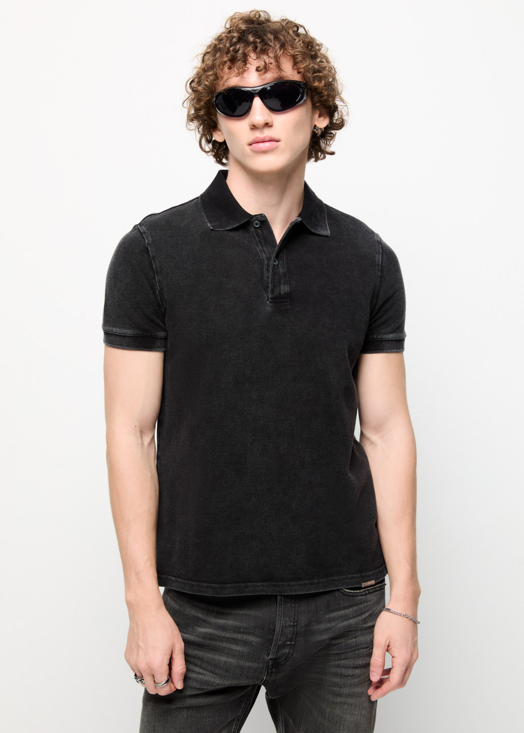 REGULAR FIT PIQUE POLO