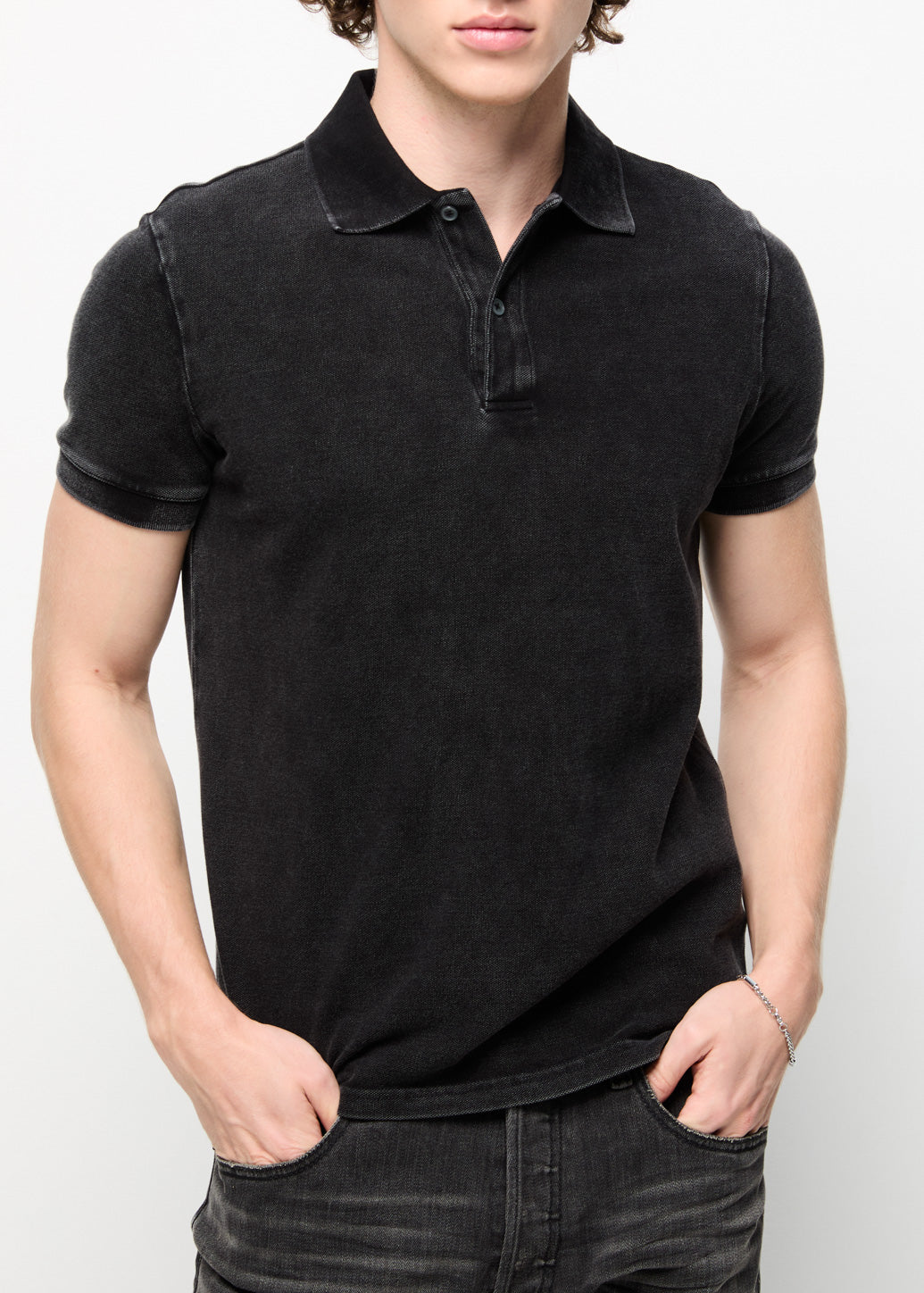 REGULAR FIT PIQUE POLO