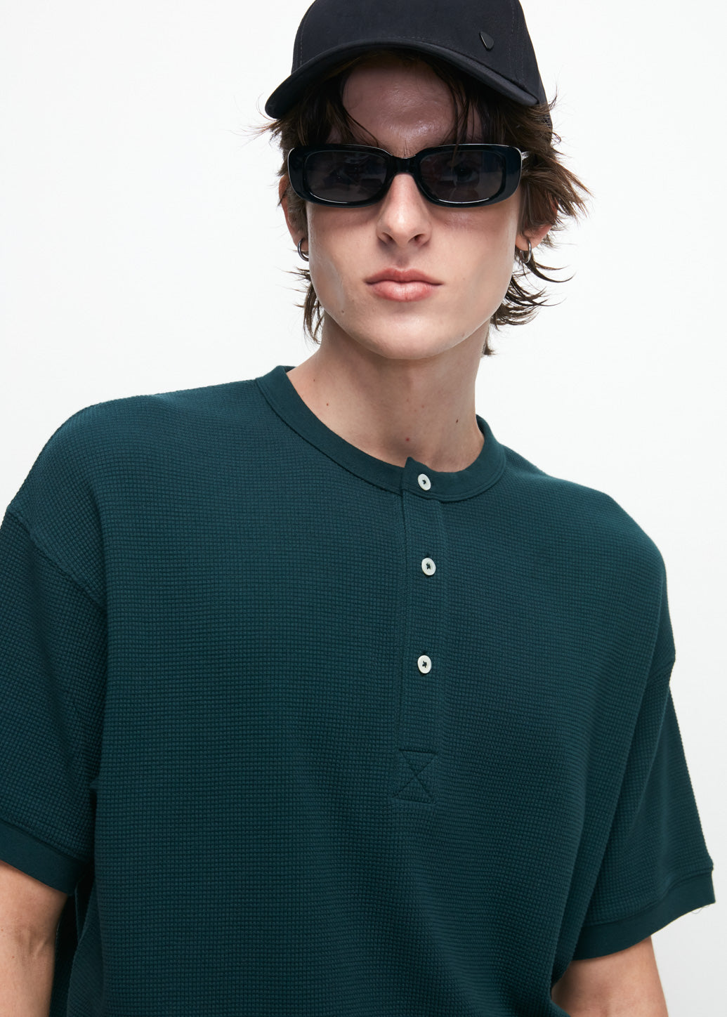 WAFFLE SHORT SLEEVE TEE