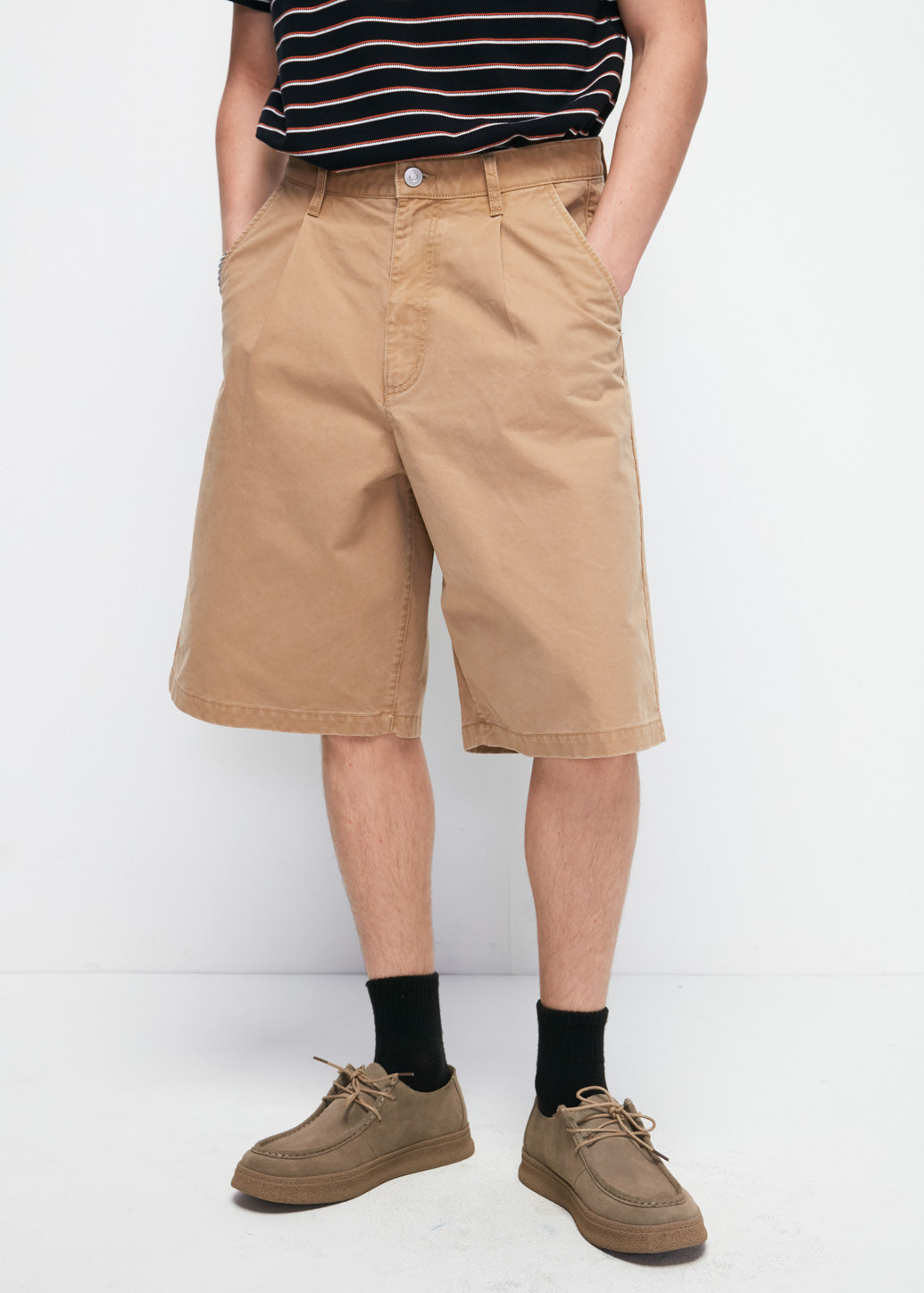 MODERN CLASSIC SHORTS Beige / 36