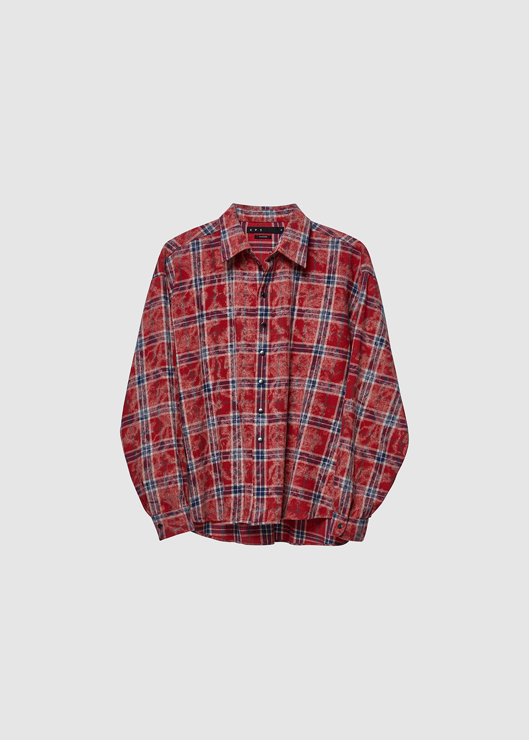VINTAGE CRIMSON CHECKED SHIRT