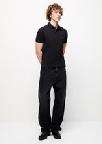 BLACK LOOSE FIT JEANS