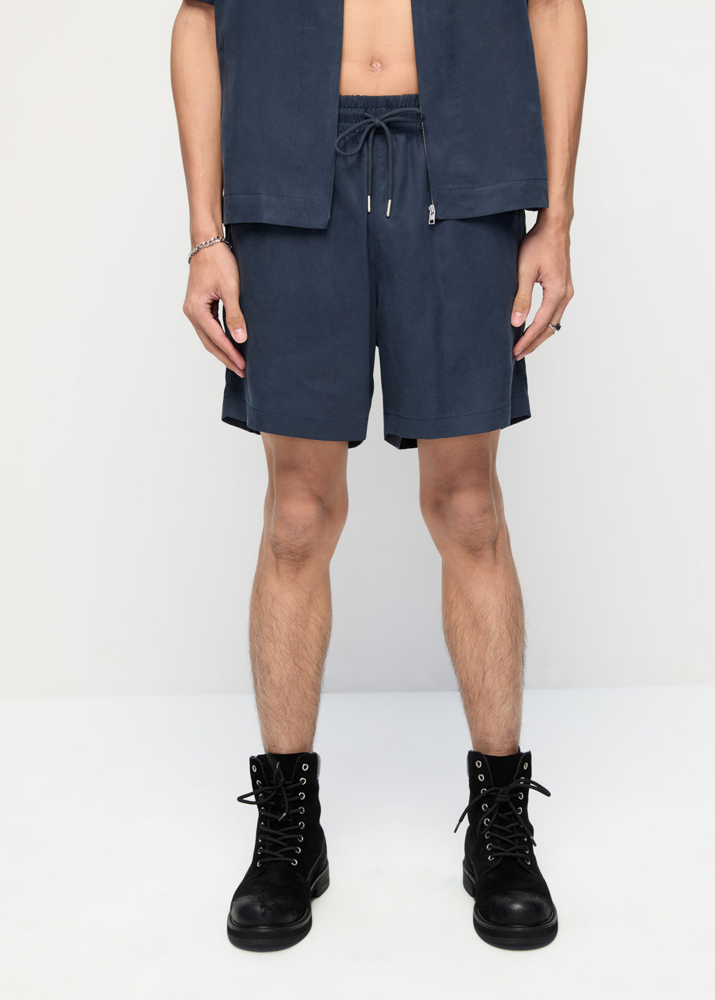 DRAWSTRING SWEAT SHORTS