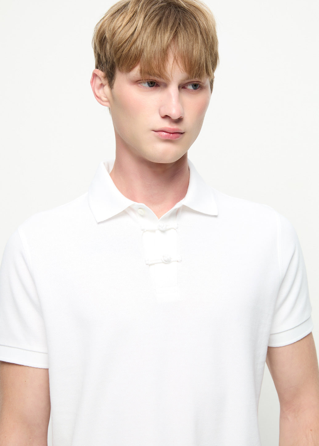FROG BUTTON POLO Off White / XL