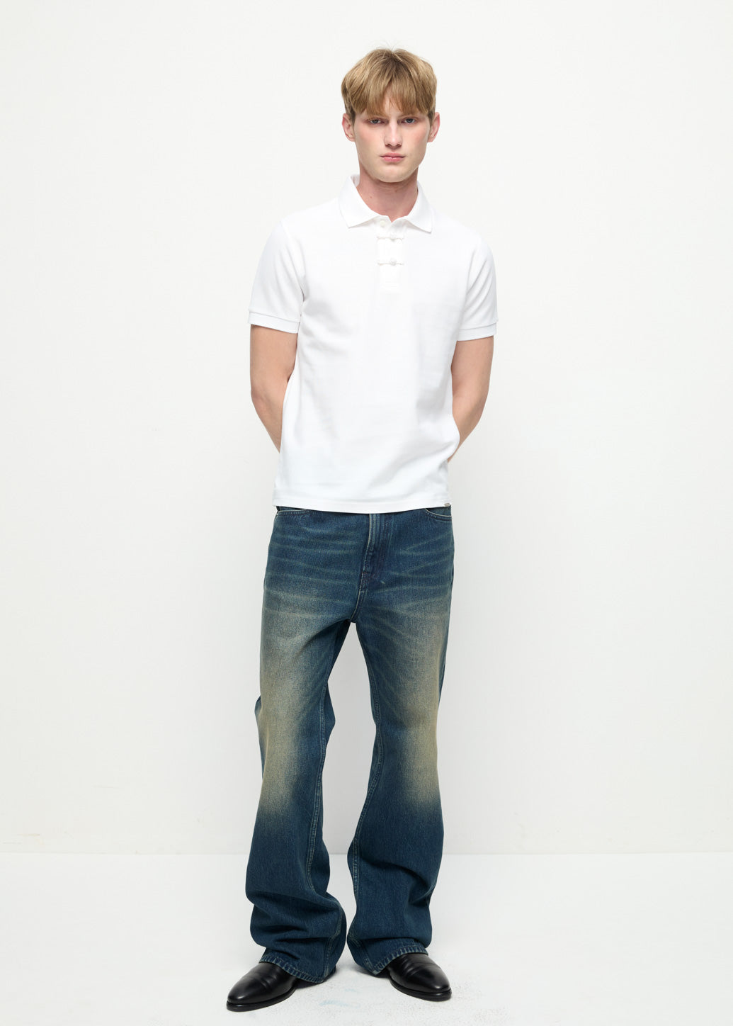 FROG BUTTON POLO Off White / XL