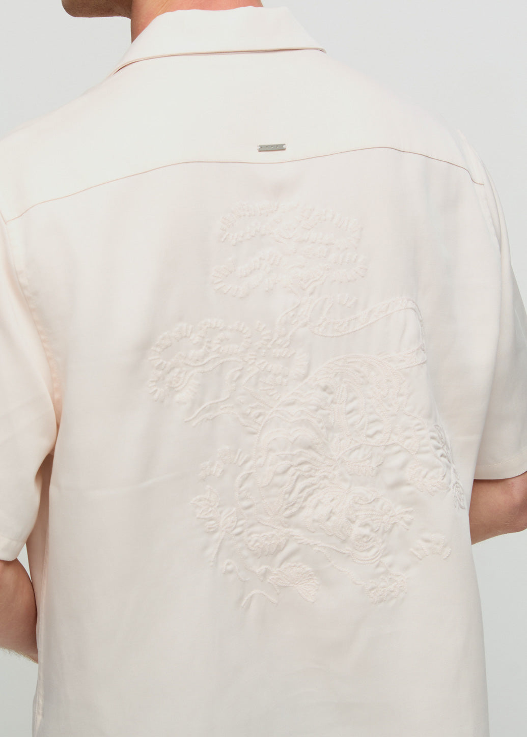 ORIENTAL REBELLION EMBROIDERED SHIRT Nude / XL