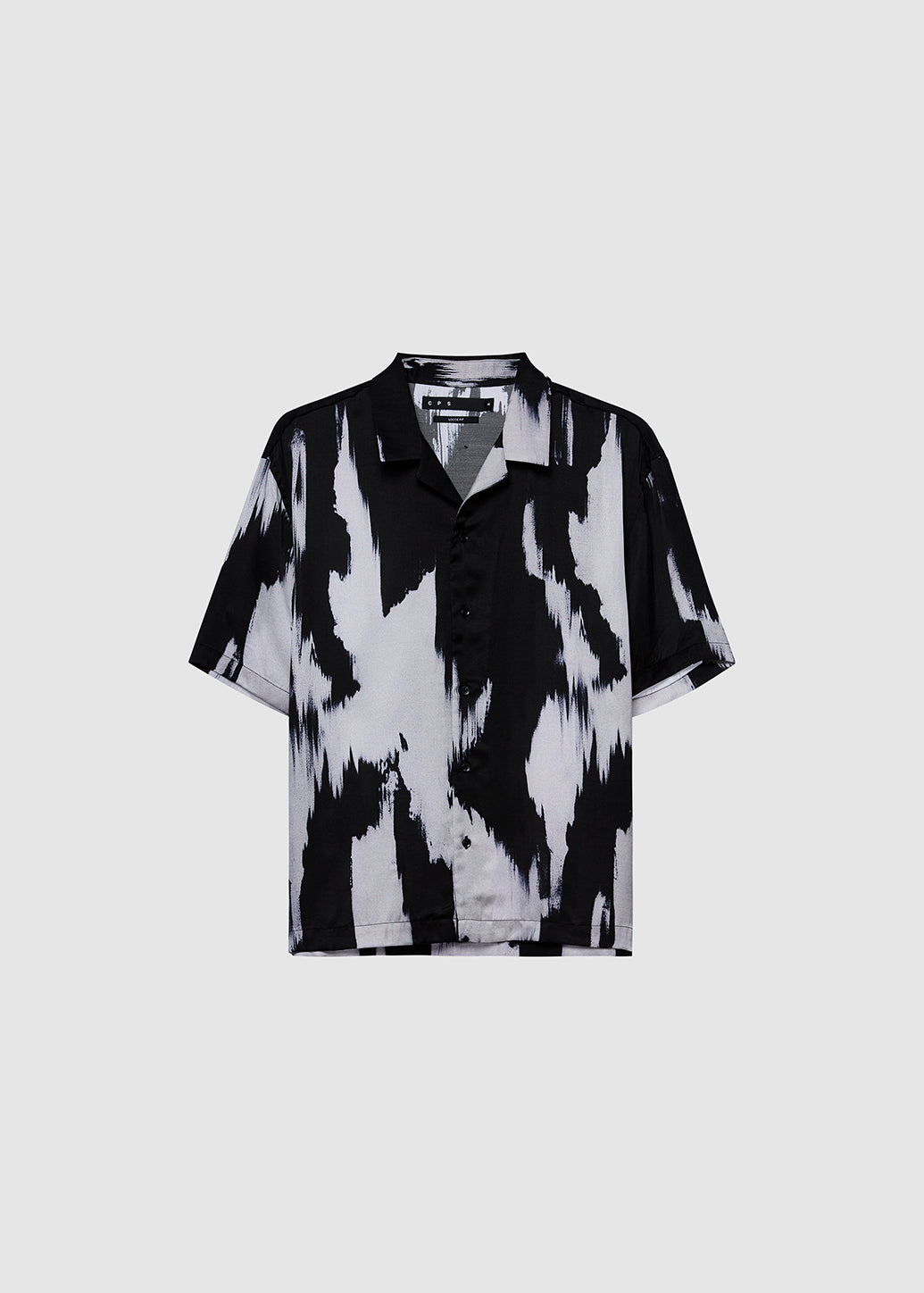 ABSTRACT PRINTED SHIRT Black / L