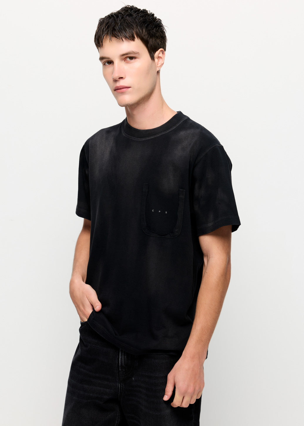 WASHED POCKET TEE