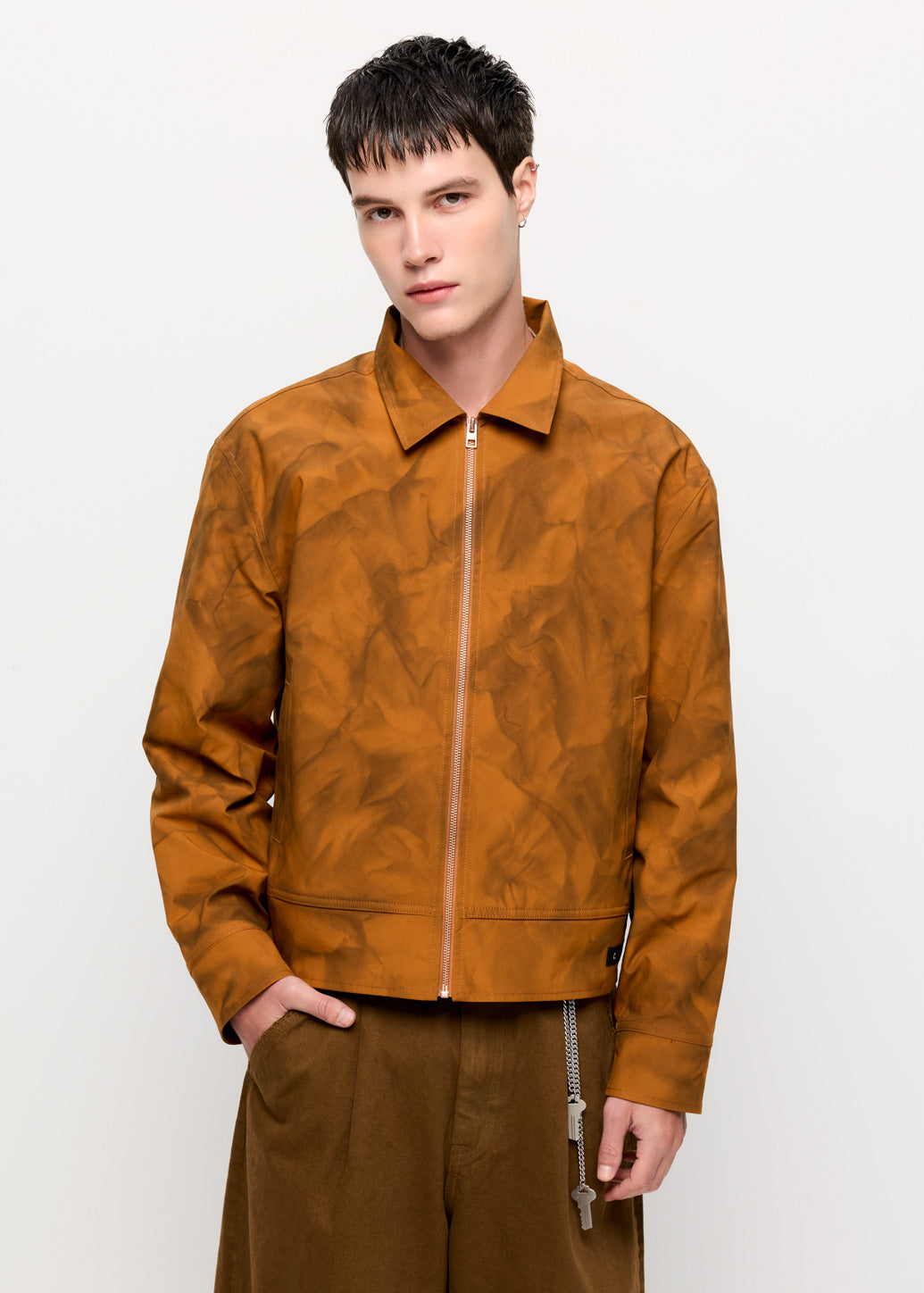 VINTAGE BROWN LEATHER JACKET