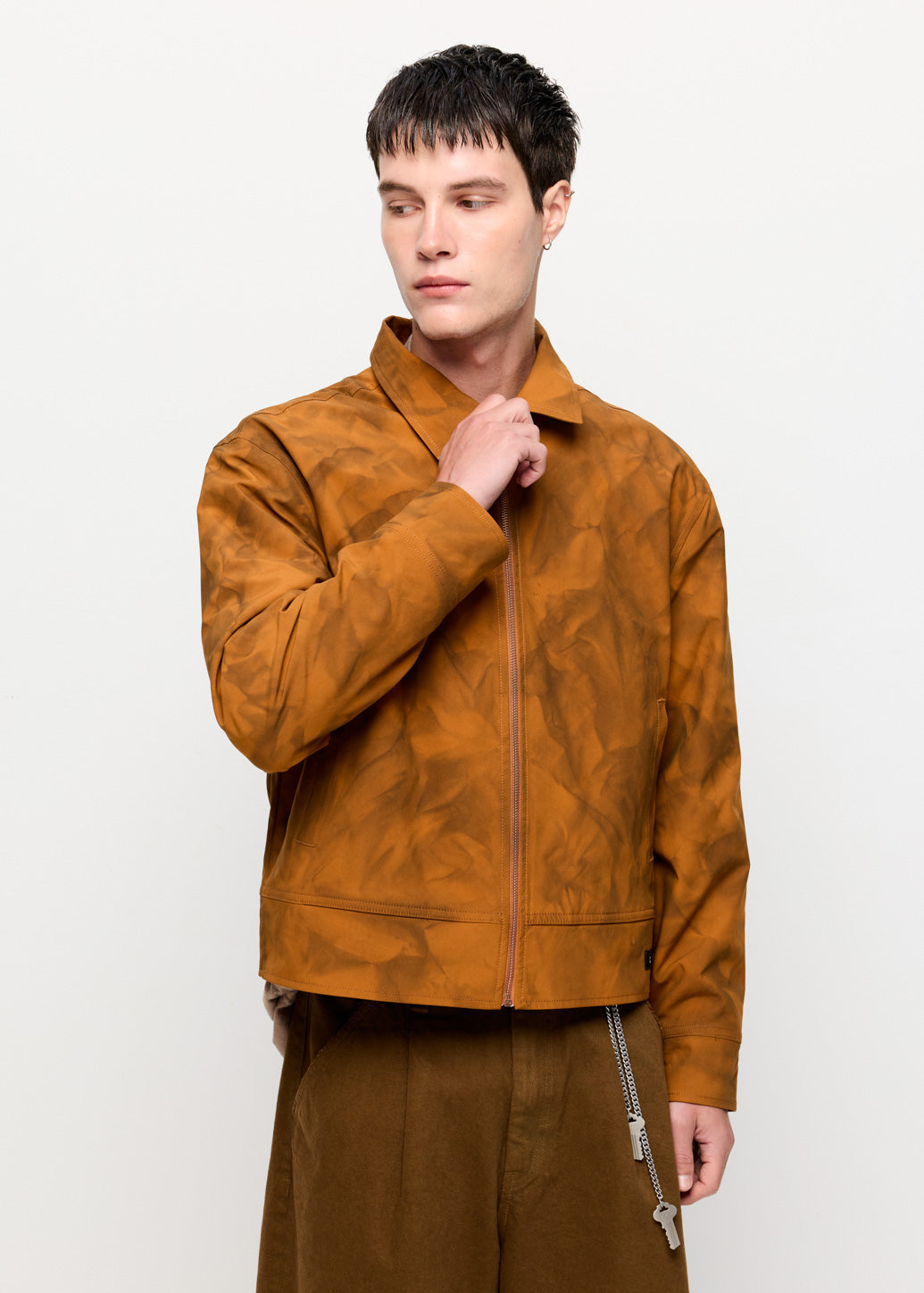 VINTAGE BROWN LEATHER JACKET