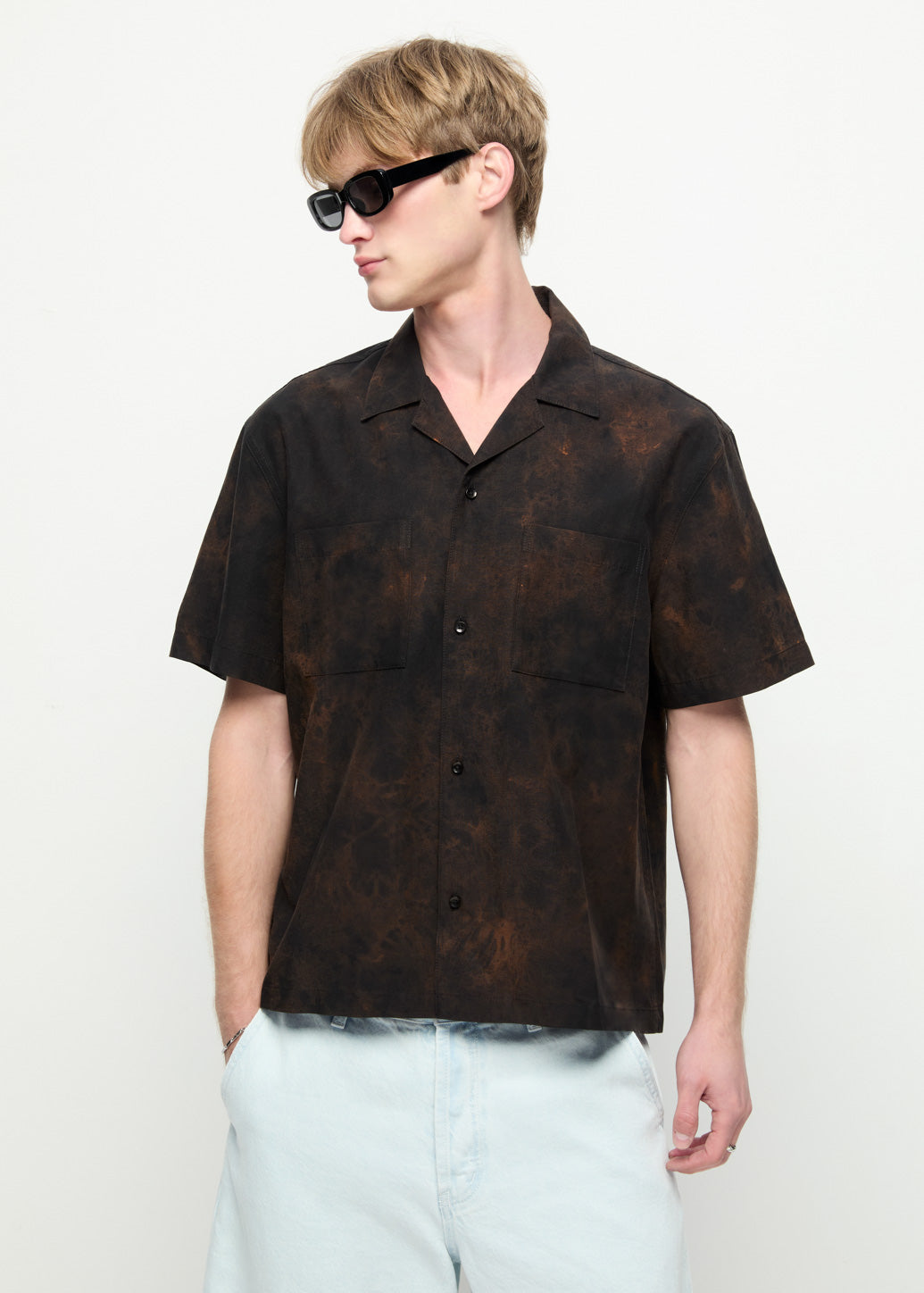 PIPED DOUBLE-POCKET SHIRT