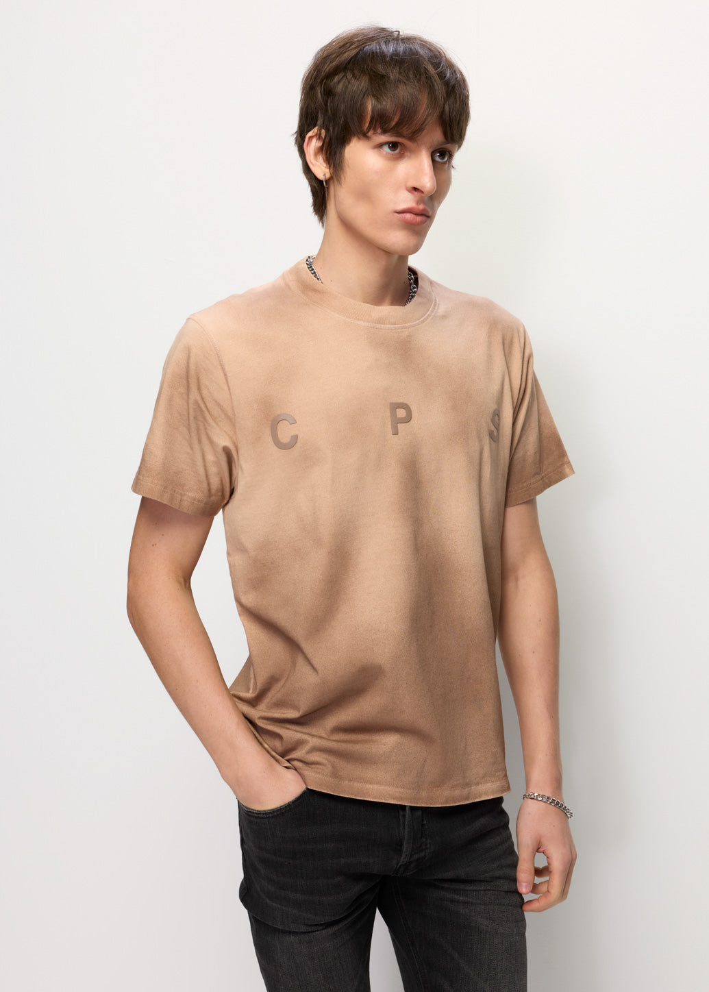 C P S GRAPHIC WASHED TEE