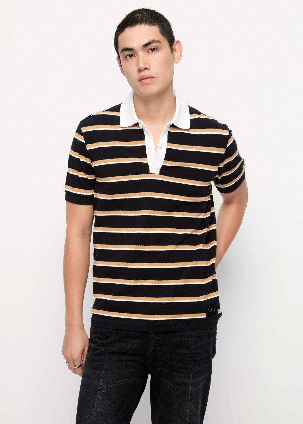 CLASSIC STRIPE POLO SHIRT
