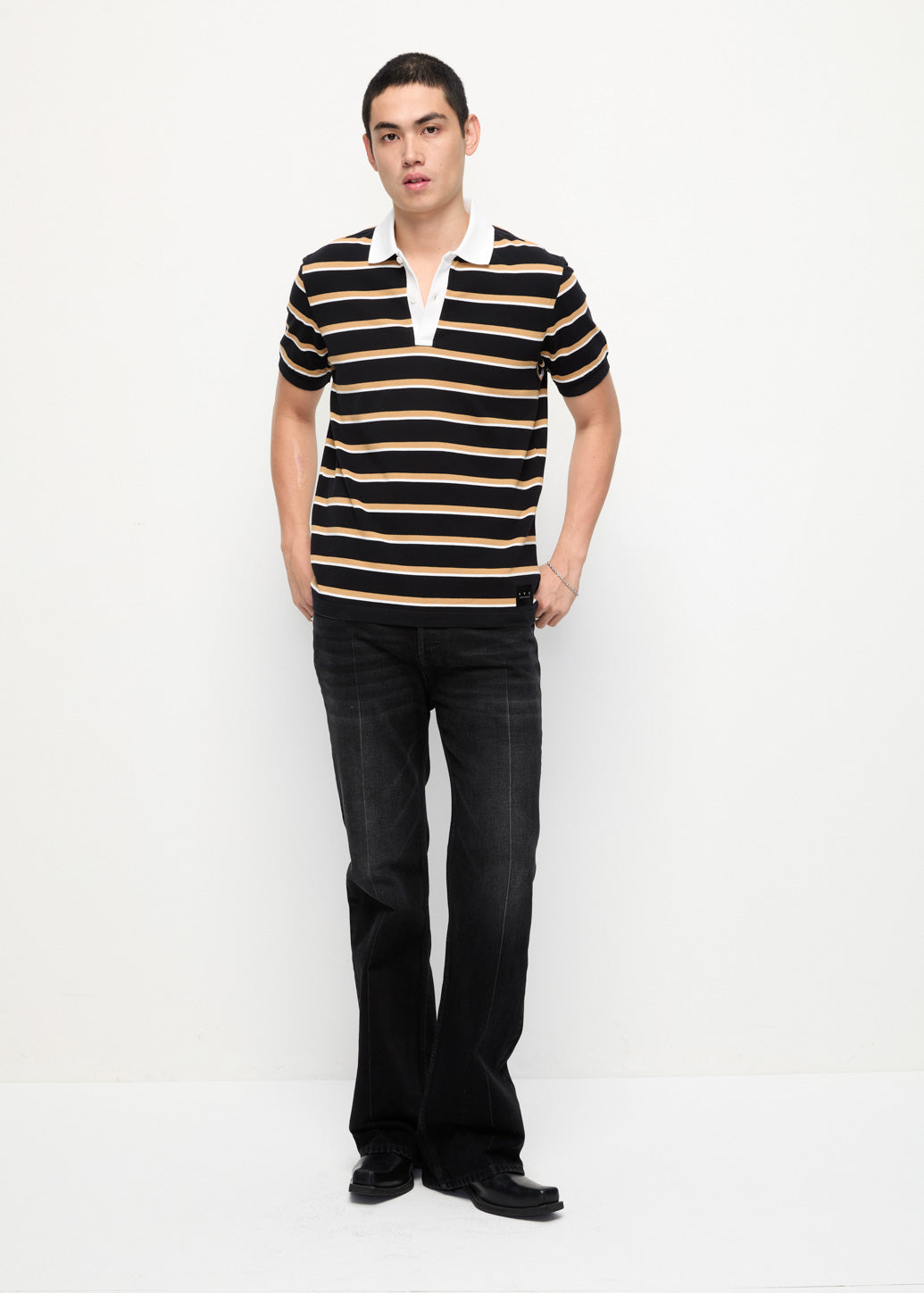 CLASSIC STRIPE POLO SHIRT