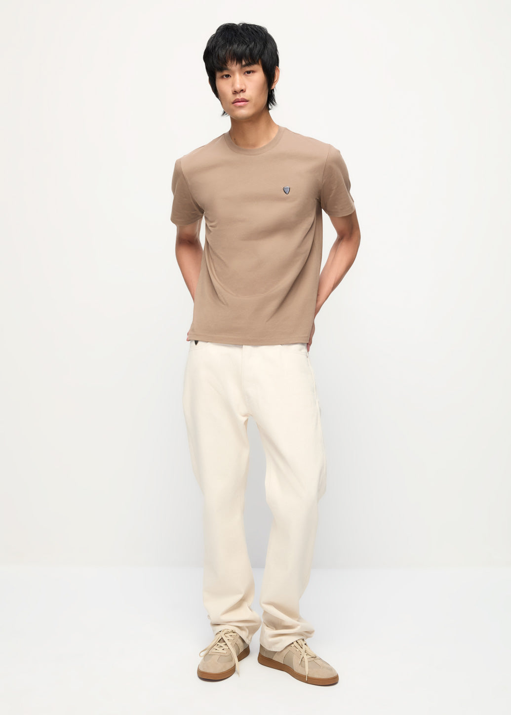 STRAIGHT-LEG WHITE JEANS