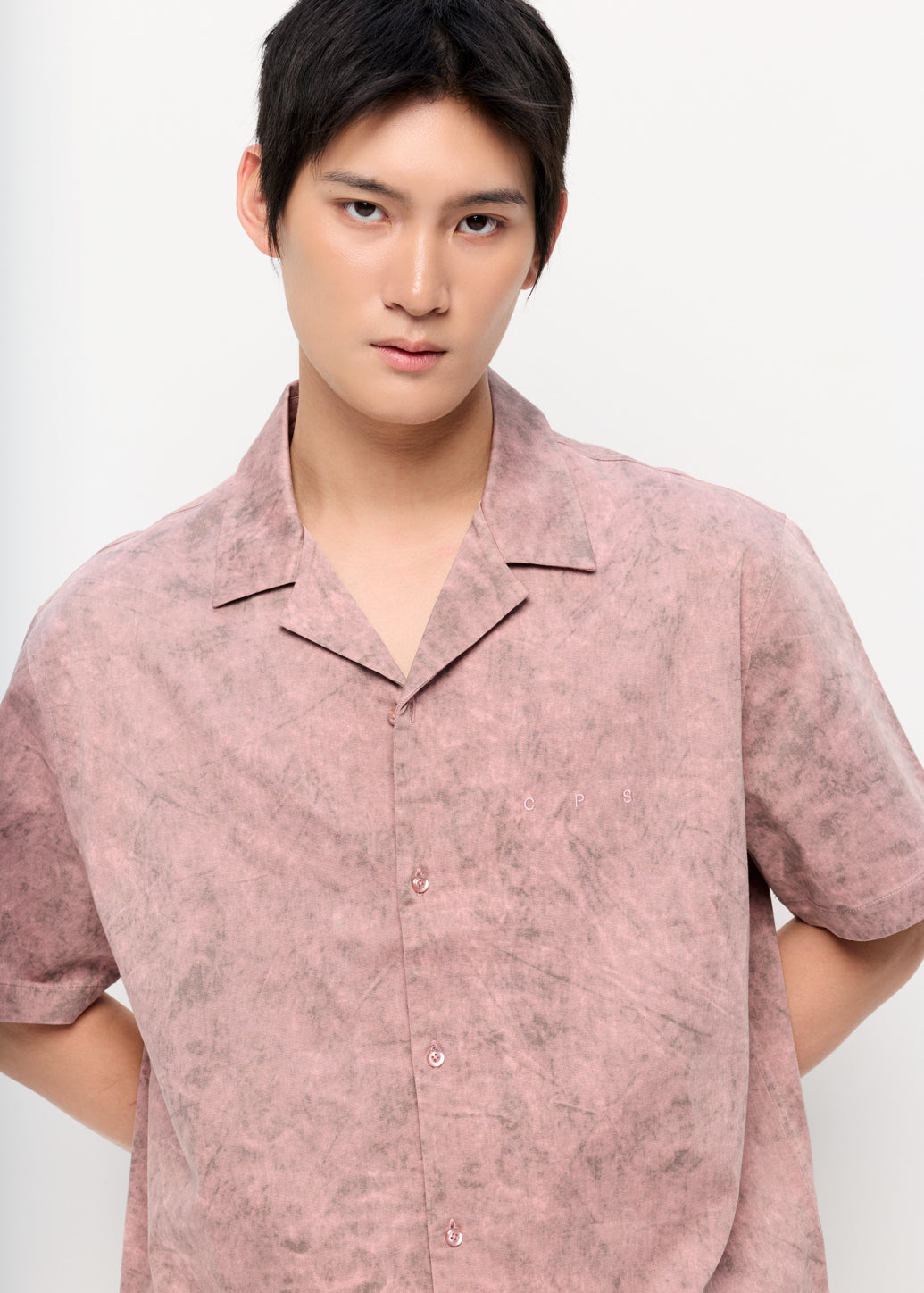 SOFT PINK CROPPED SHIRT