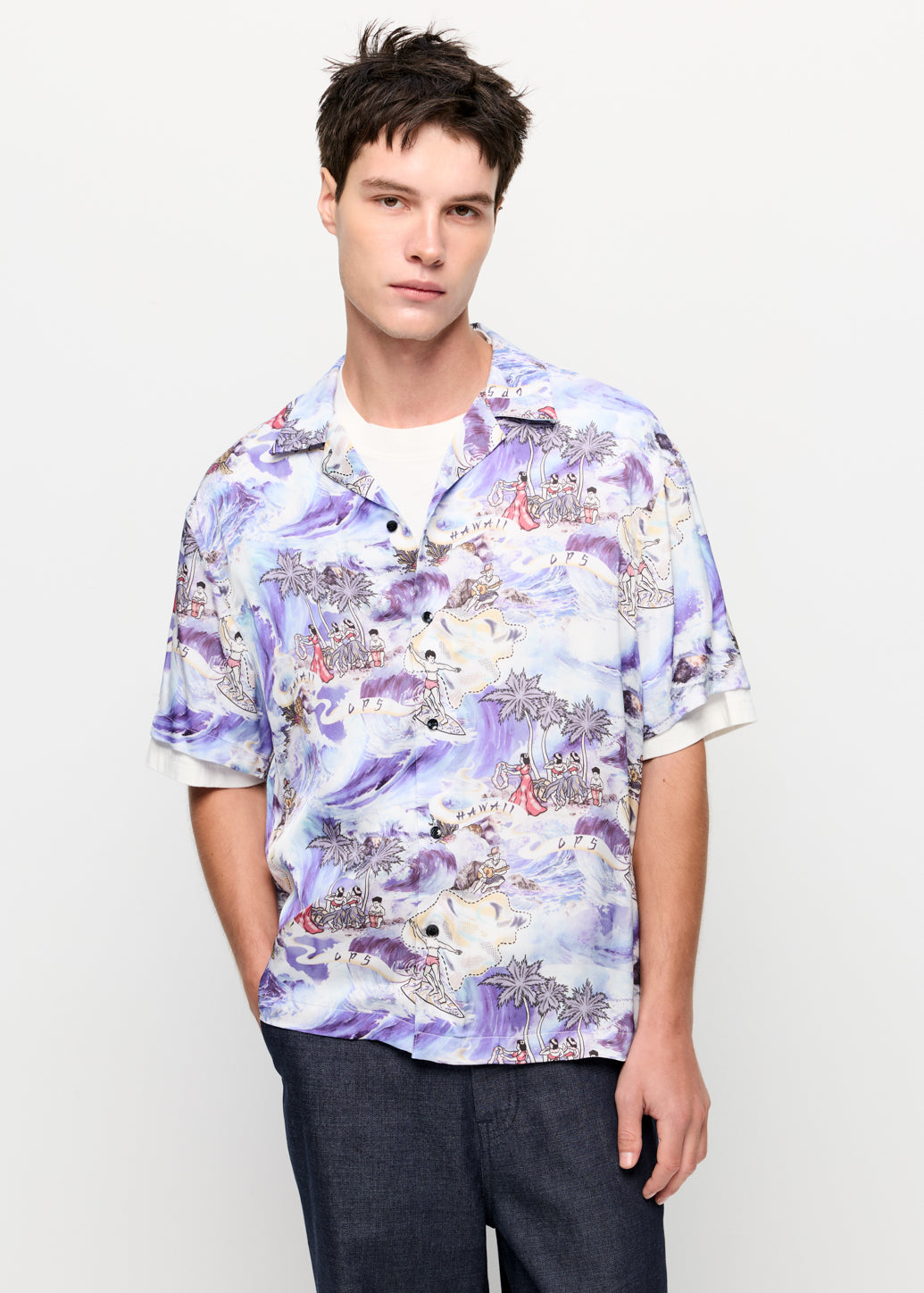 HAWAII BEACH GRAPHIC SHIRT