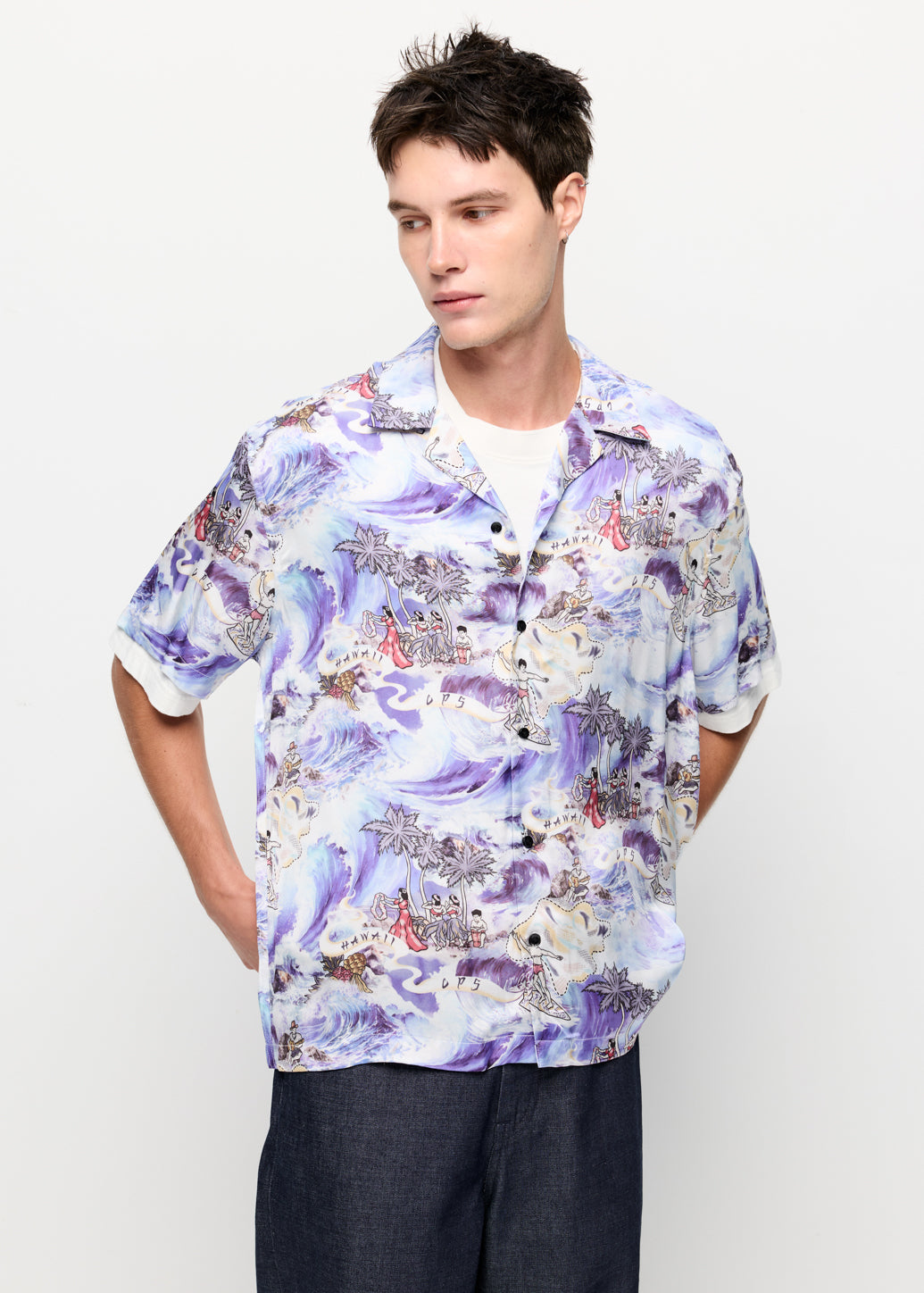 HAWAII BEACH GRAPHIC SHIRT