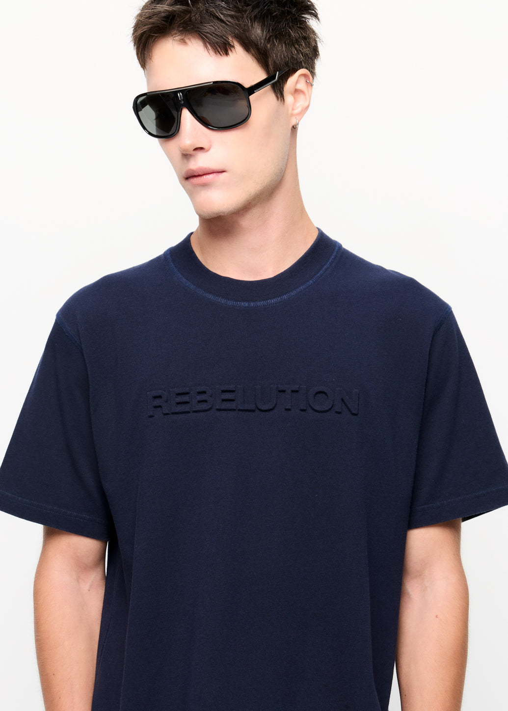 STATEMENT EMBOSSED TEE