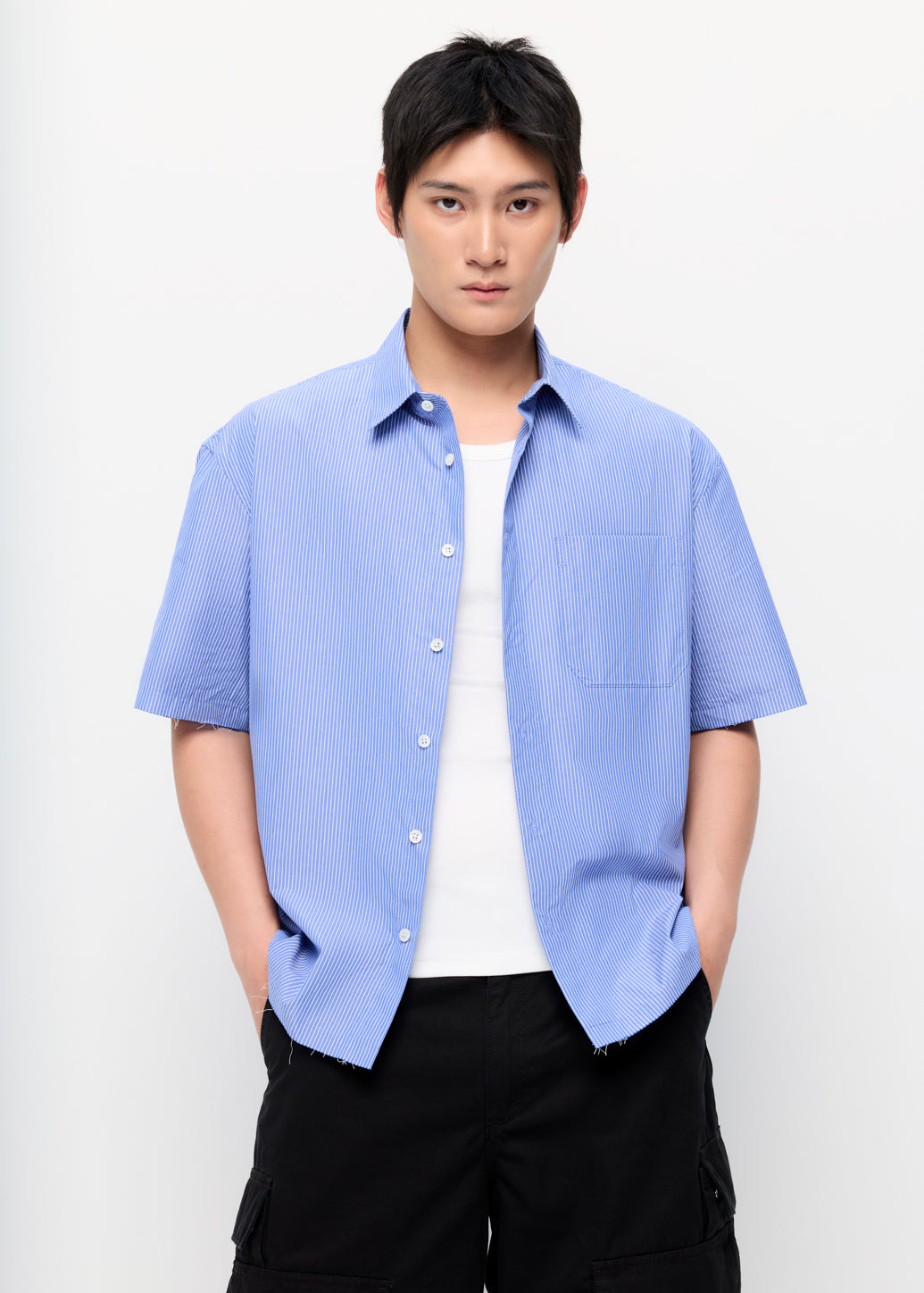 BOXY STRIPED SHIRT