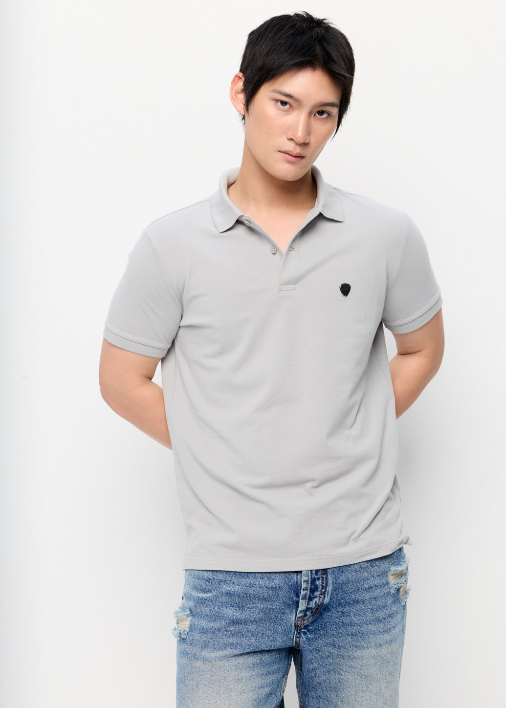 COTTON HENLEY TEE