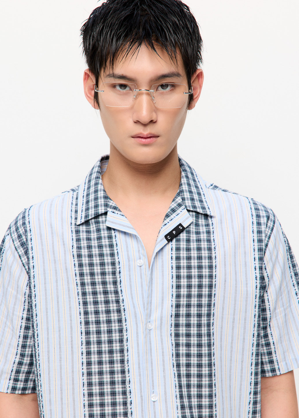 TEXTURE STRIPED SHIRT