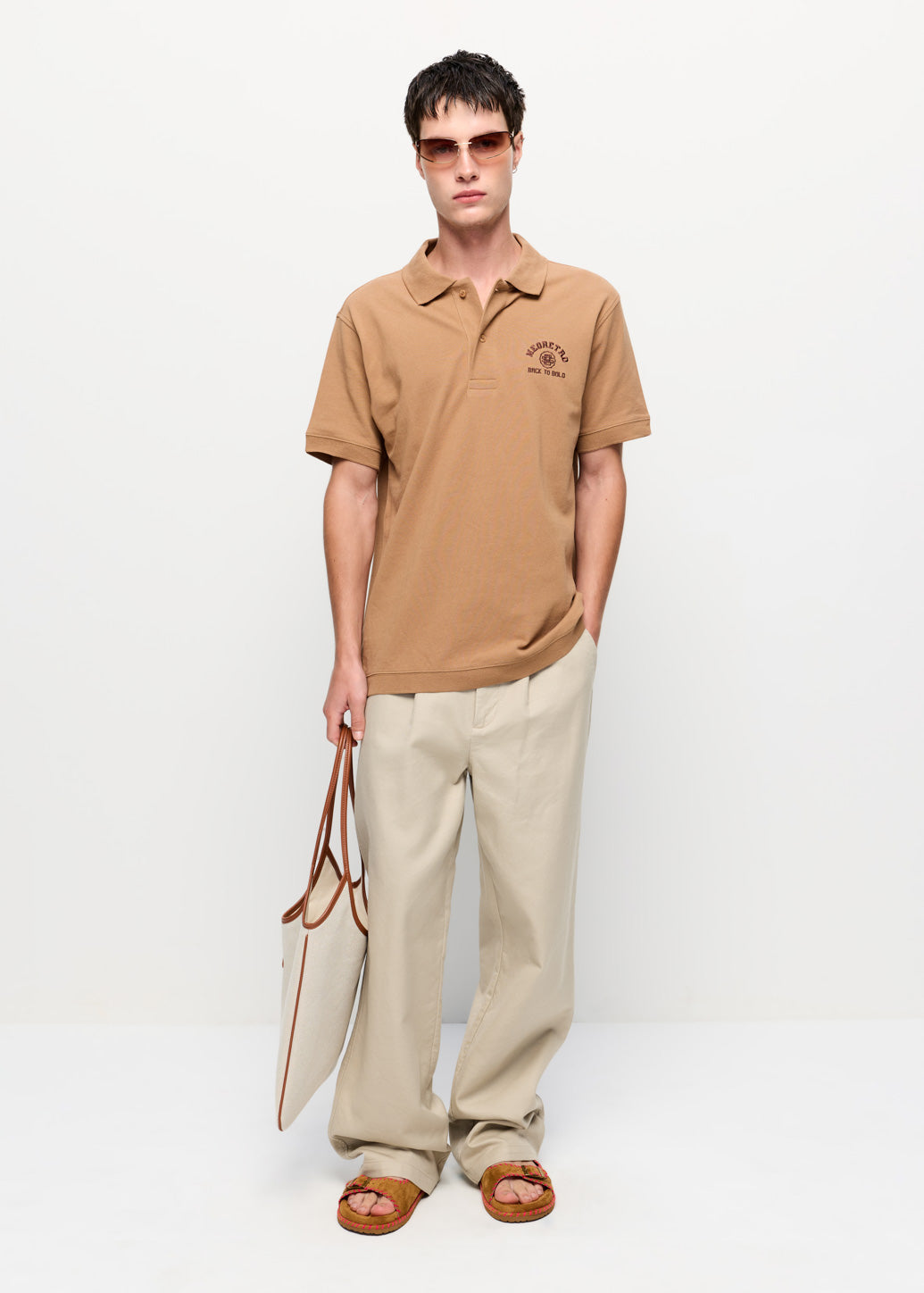 RETRO LOGO EMBROIDERED POLO