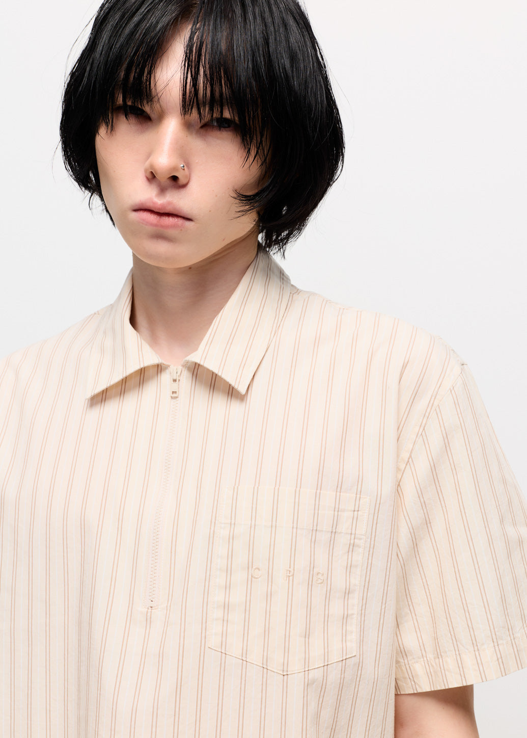 EMBROIDERED LOGO RELAXED-FIT SHIRT