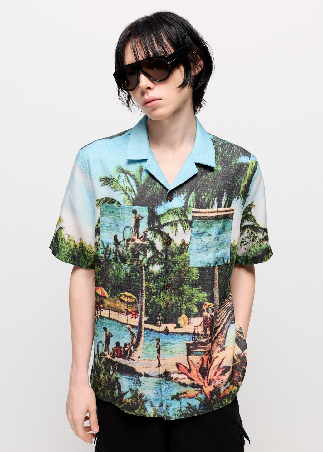 PRINTED RESORT SHIRT