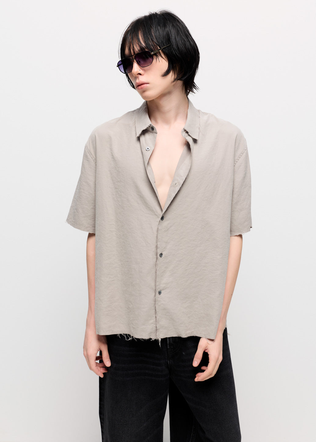 RAW-EDGE SHIRT